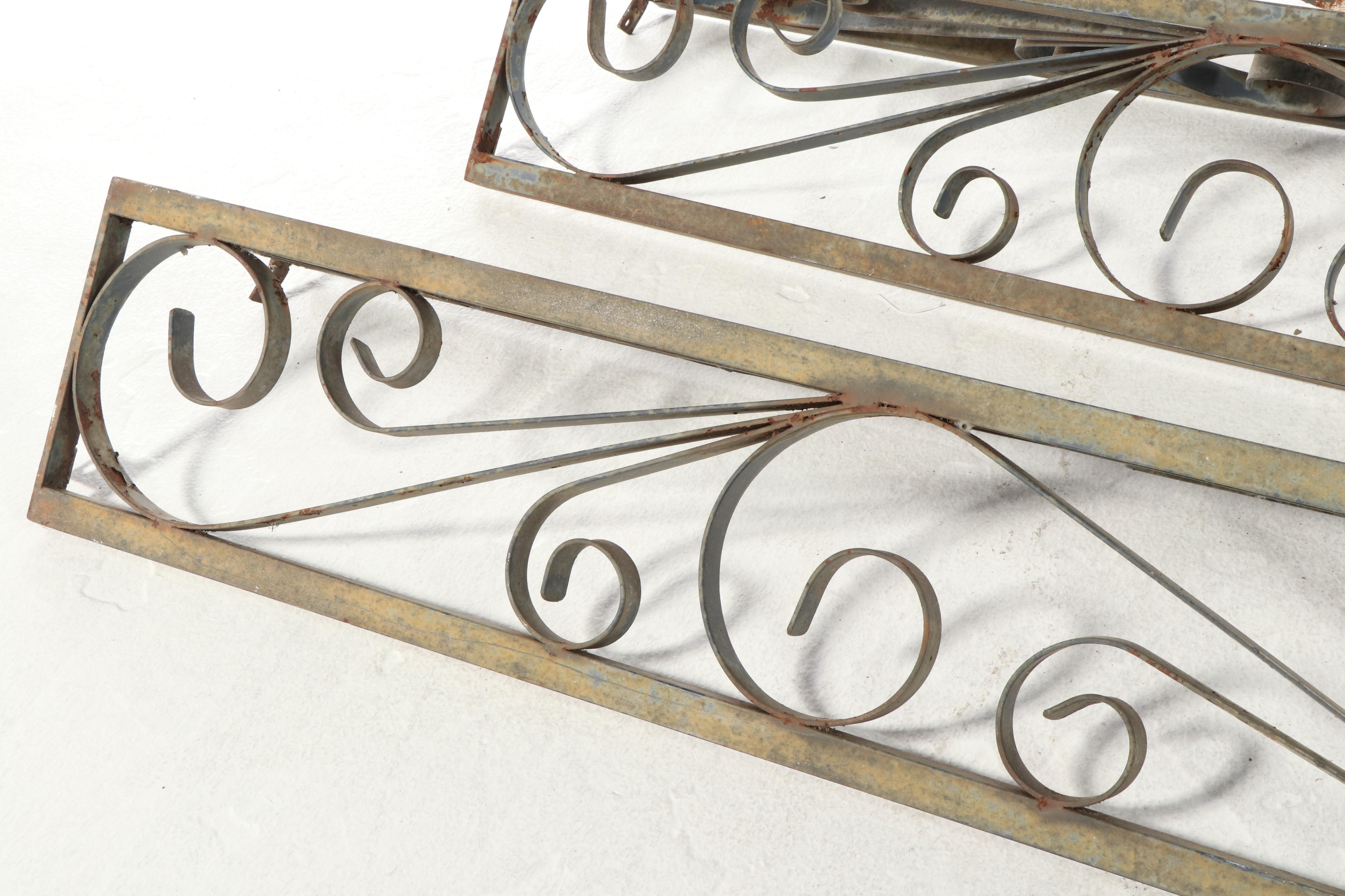 Decorative Wrought Iron Porch Columns