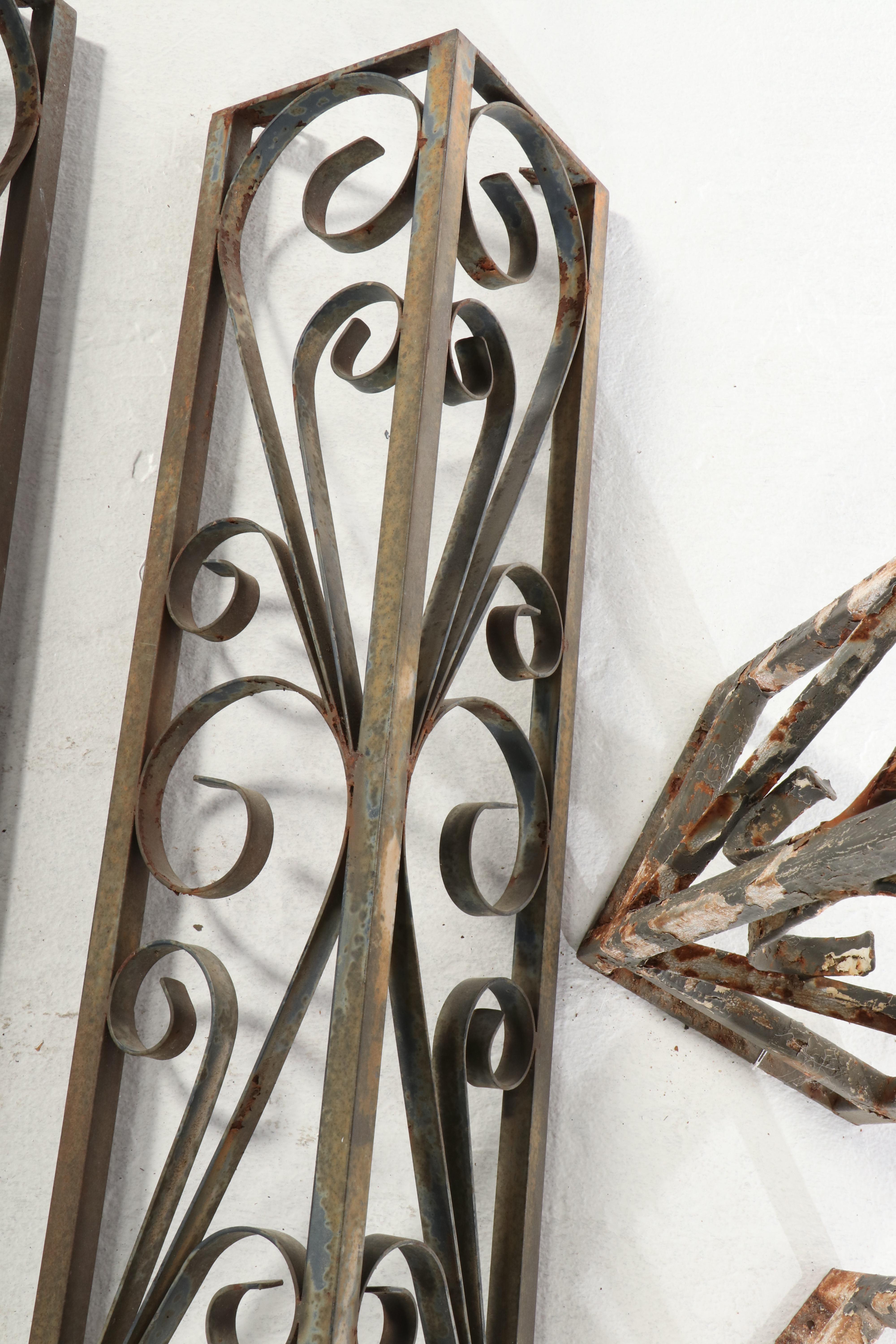 Decorative Wrought Iron Porch Columns