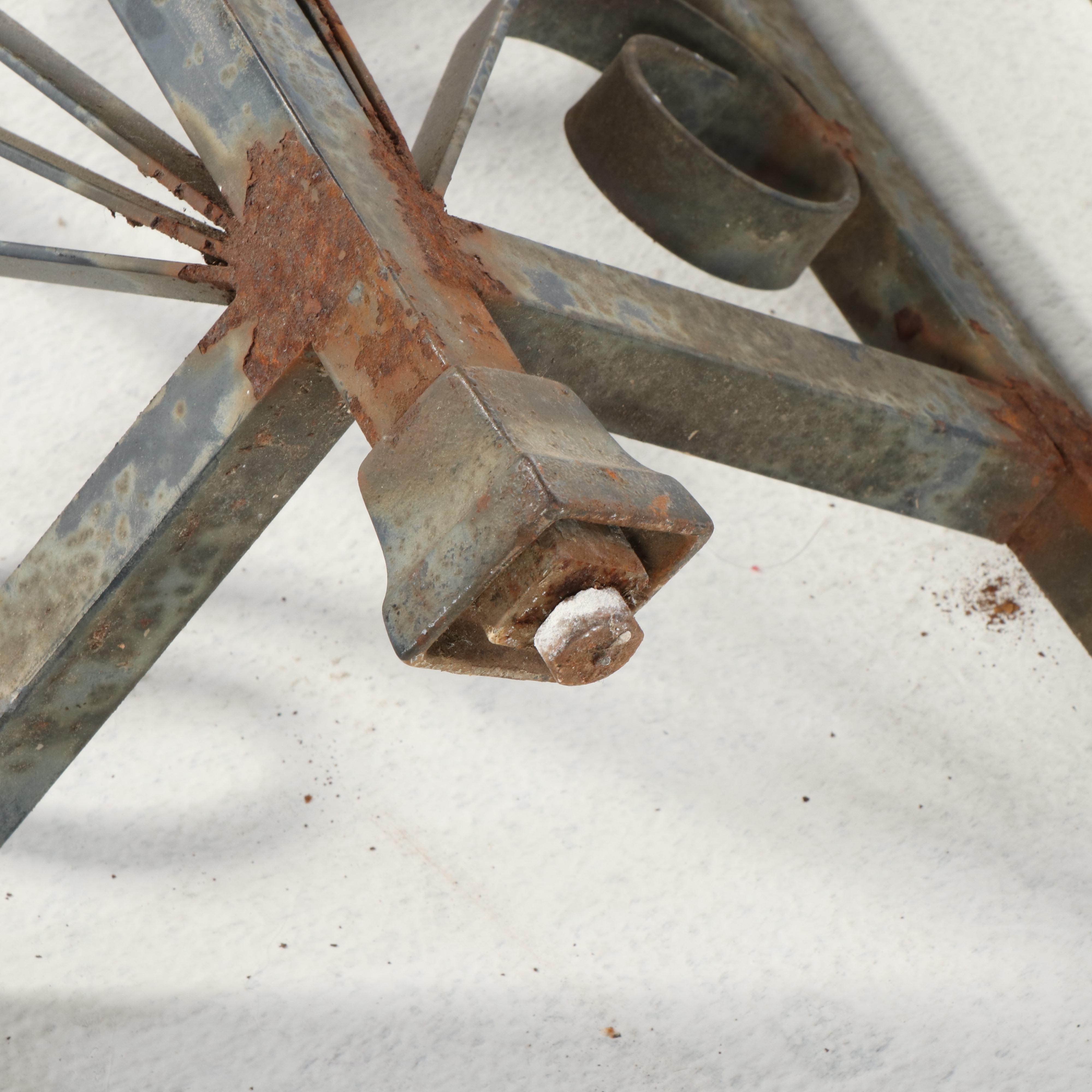 Decorative Wrought Iron Porch Columns