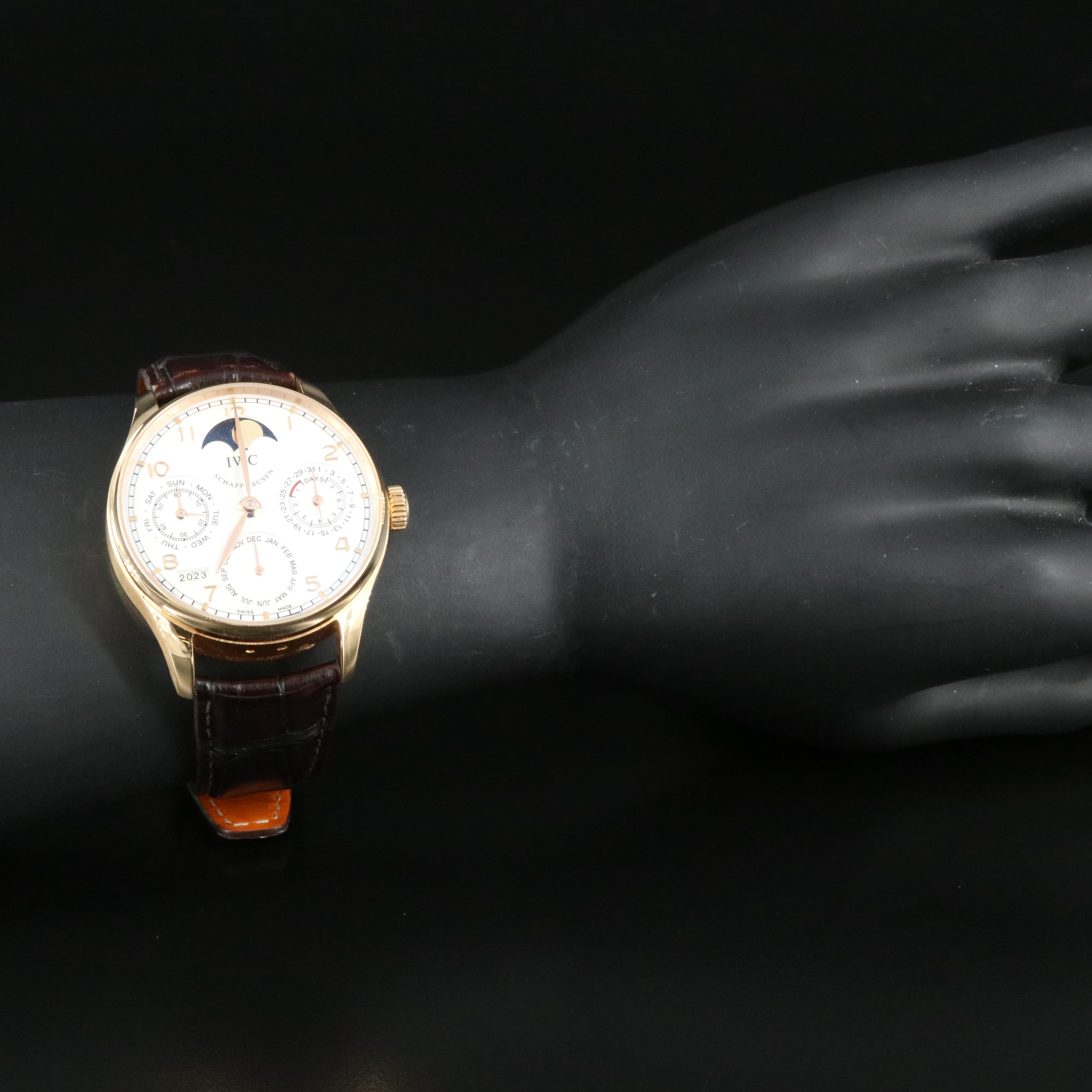 18K IWC Portugieser Perpetual Calendar Watch