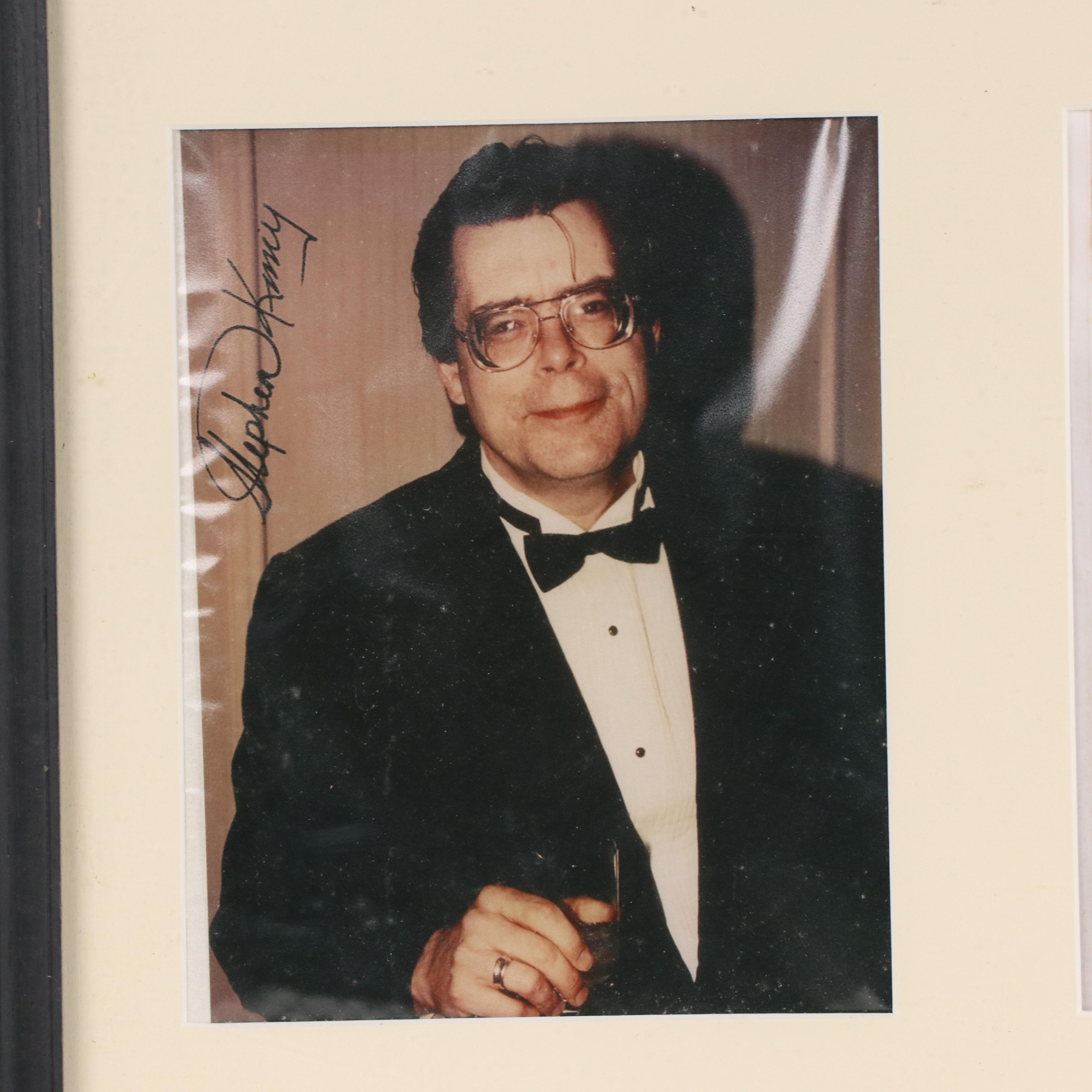 Jack Nicholson Signed Photograph & Digital Photograph of Stephen King