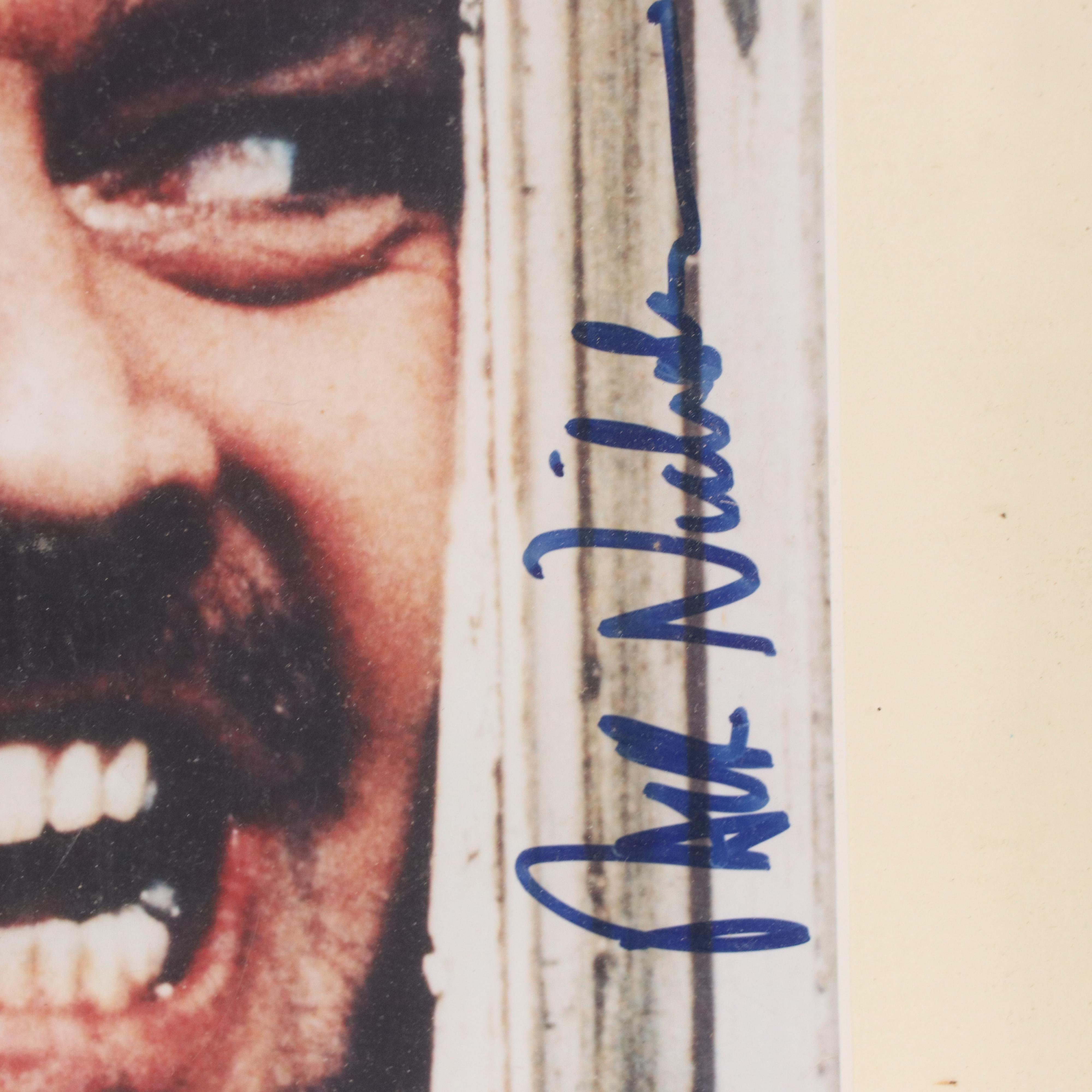 Jack Nicholson Signed Photograph & Digital Photograph of Stephen King