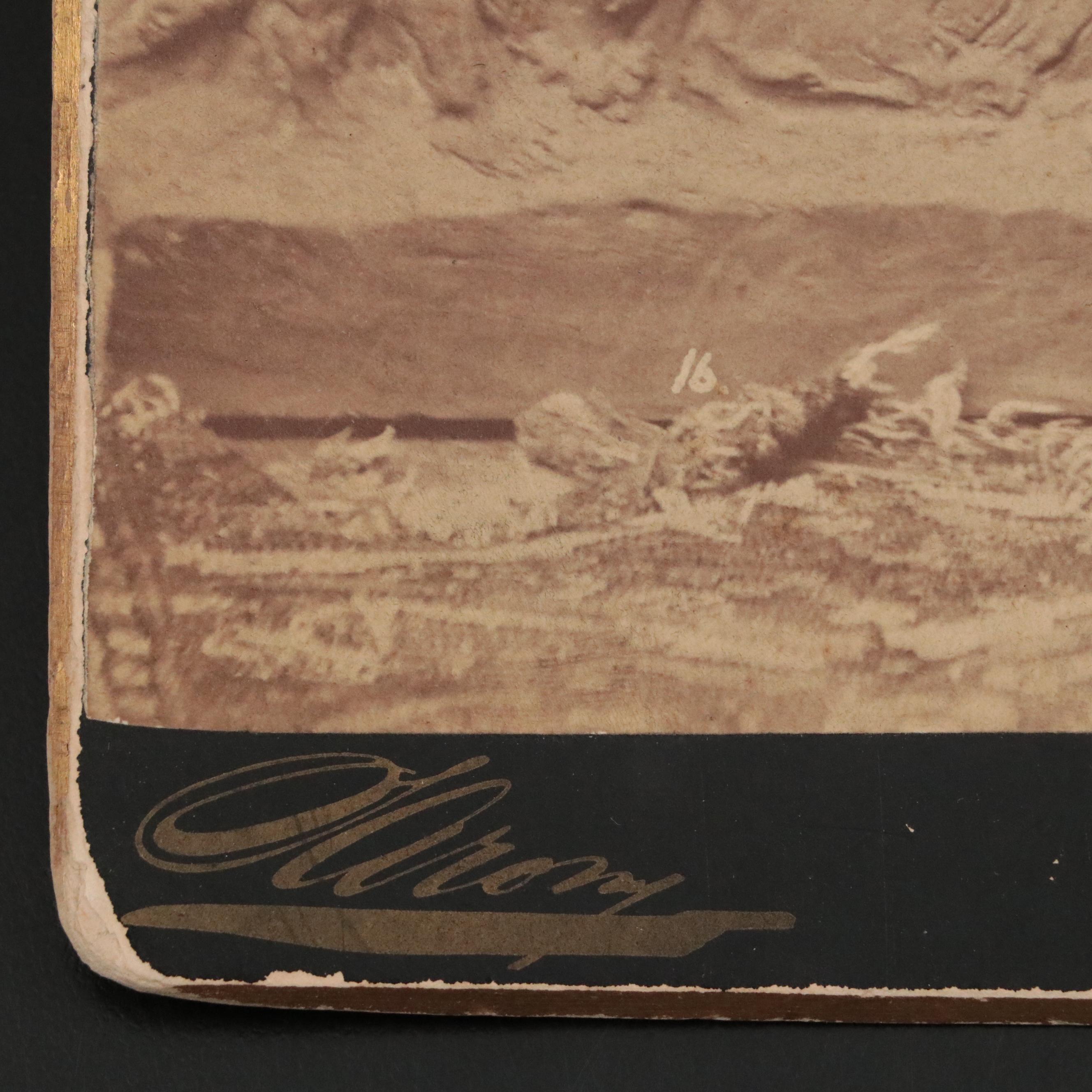 Large Format Carte de Visite Photograph of Oscar Wilde, Late 19th Century