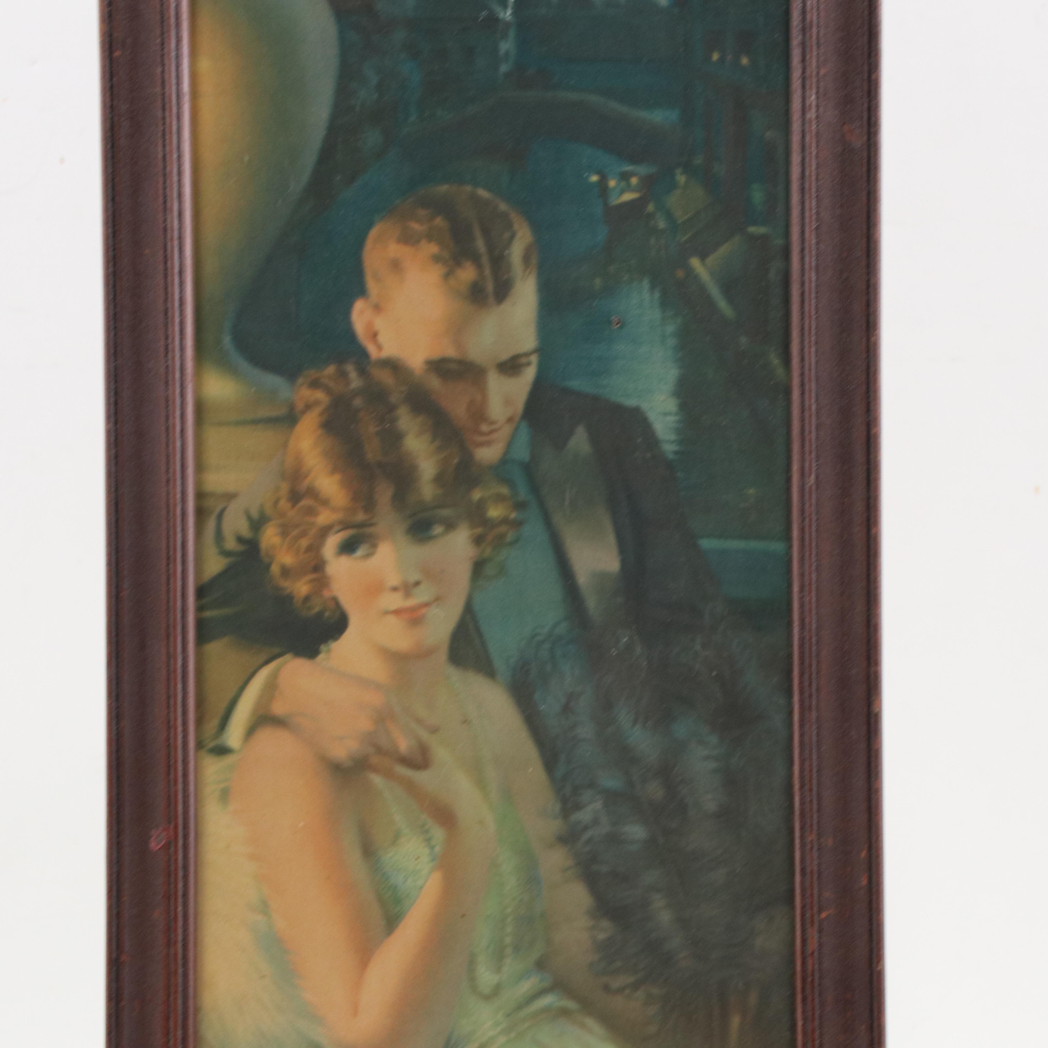 Offset Lithograph After Gene Pressler's "Honeymoon in Venice"