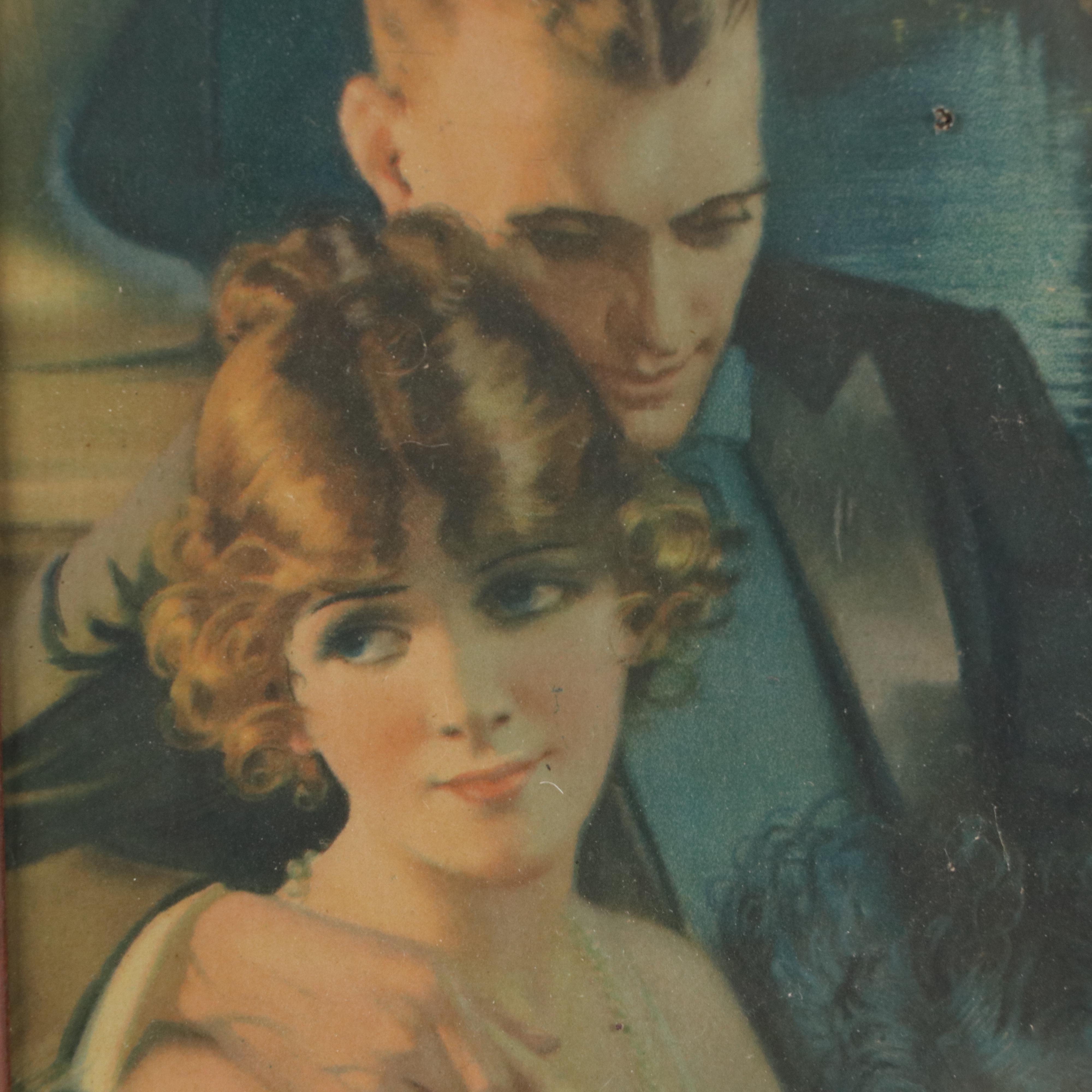 Offset Lithograph After Gene Pressler's "Honeymoon in Venice"