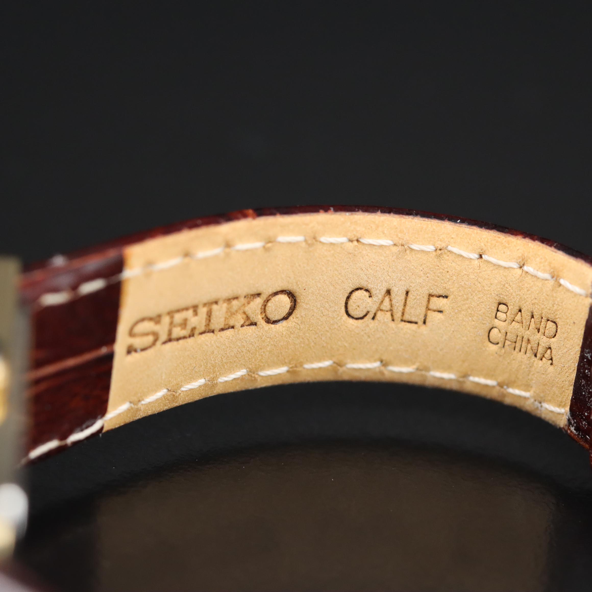 Seiko Solar Tank Shape Watch