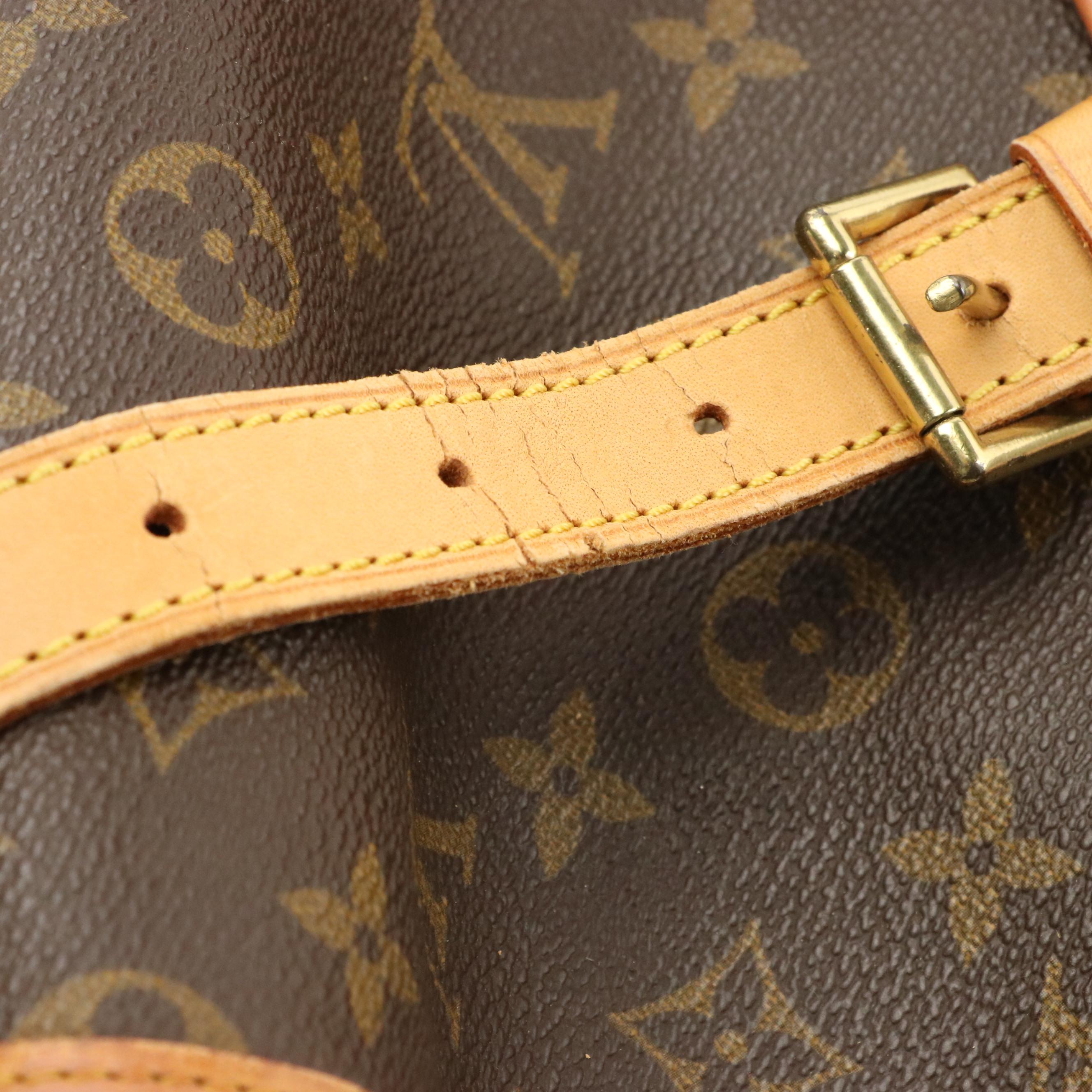 Louis Vuitton Saumar 40 in Monogram Canvas and Vachetta Leather