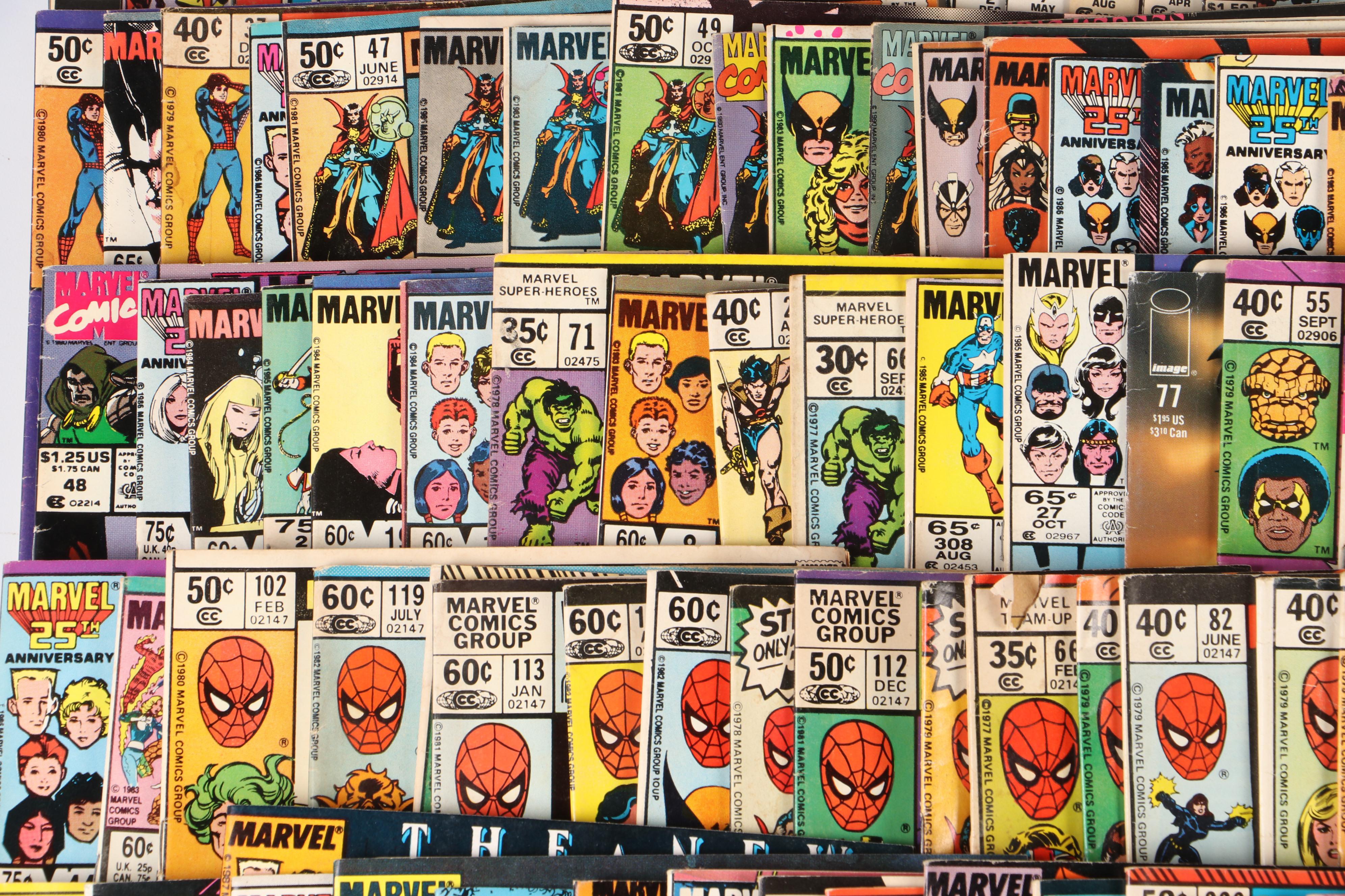 Silver to Modern Age Comic Books Featuring "Fantastic Four" and "Batman"