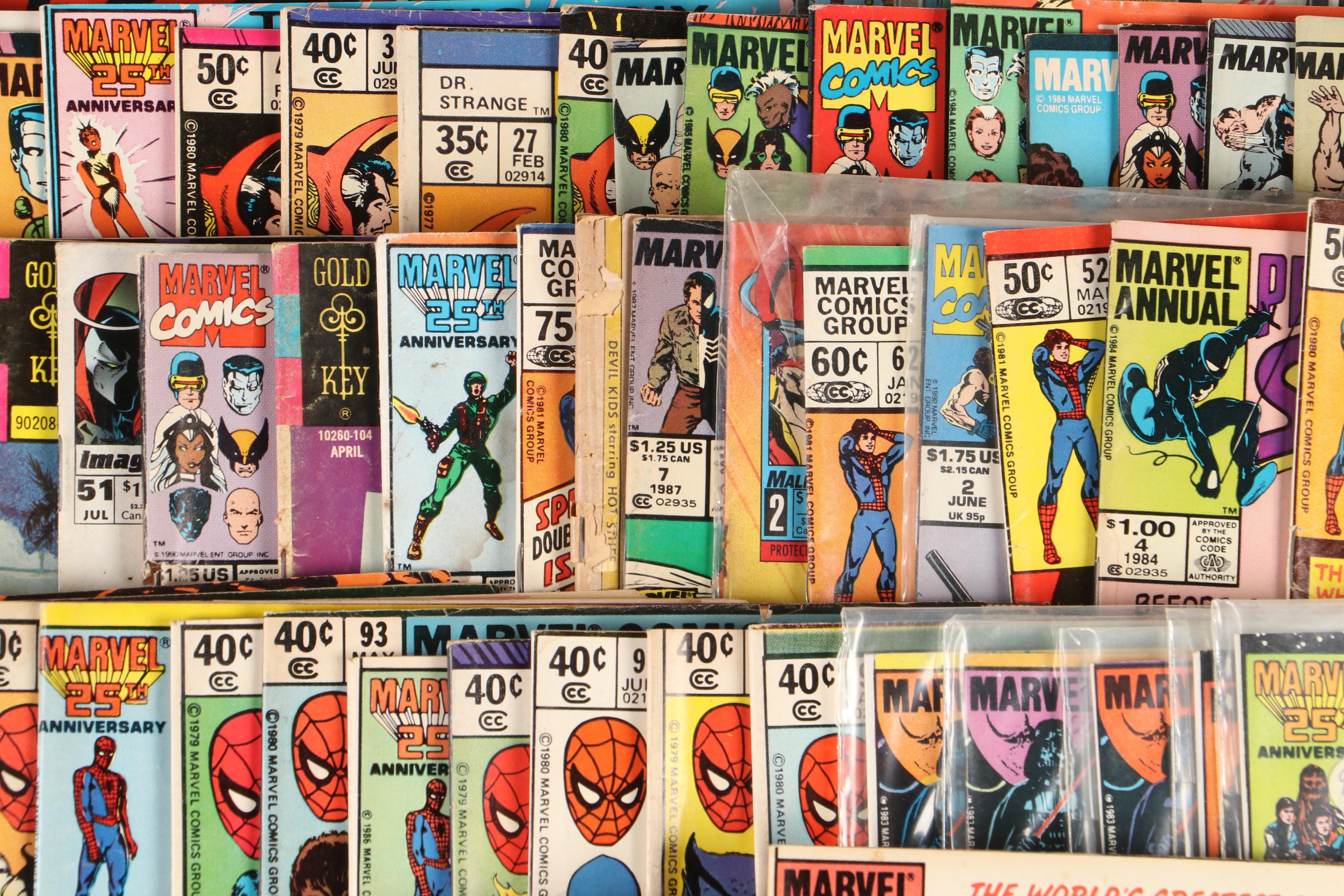 Silver to Modern Age Comic Books Featuring "Fantastic Four" and "Batman"