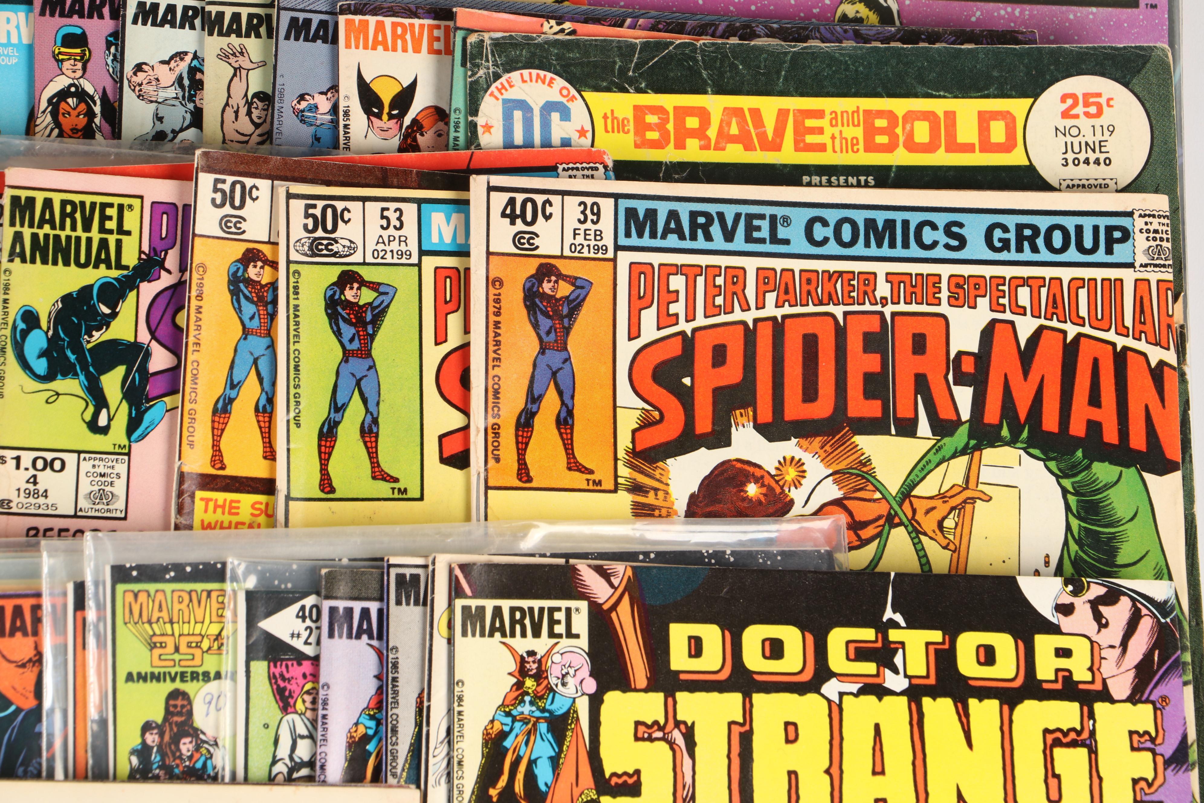 Silver to Modern Age Comic Books Featuring "Fantastic Four" and "Batman"