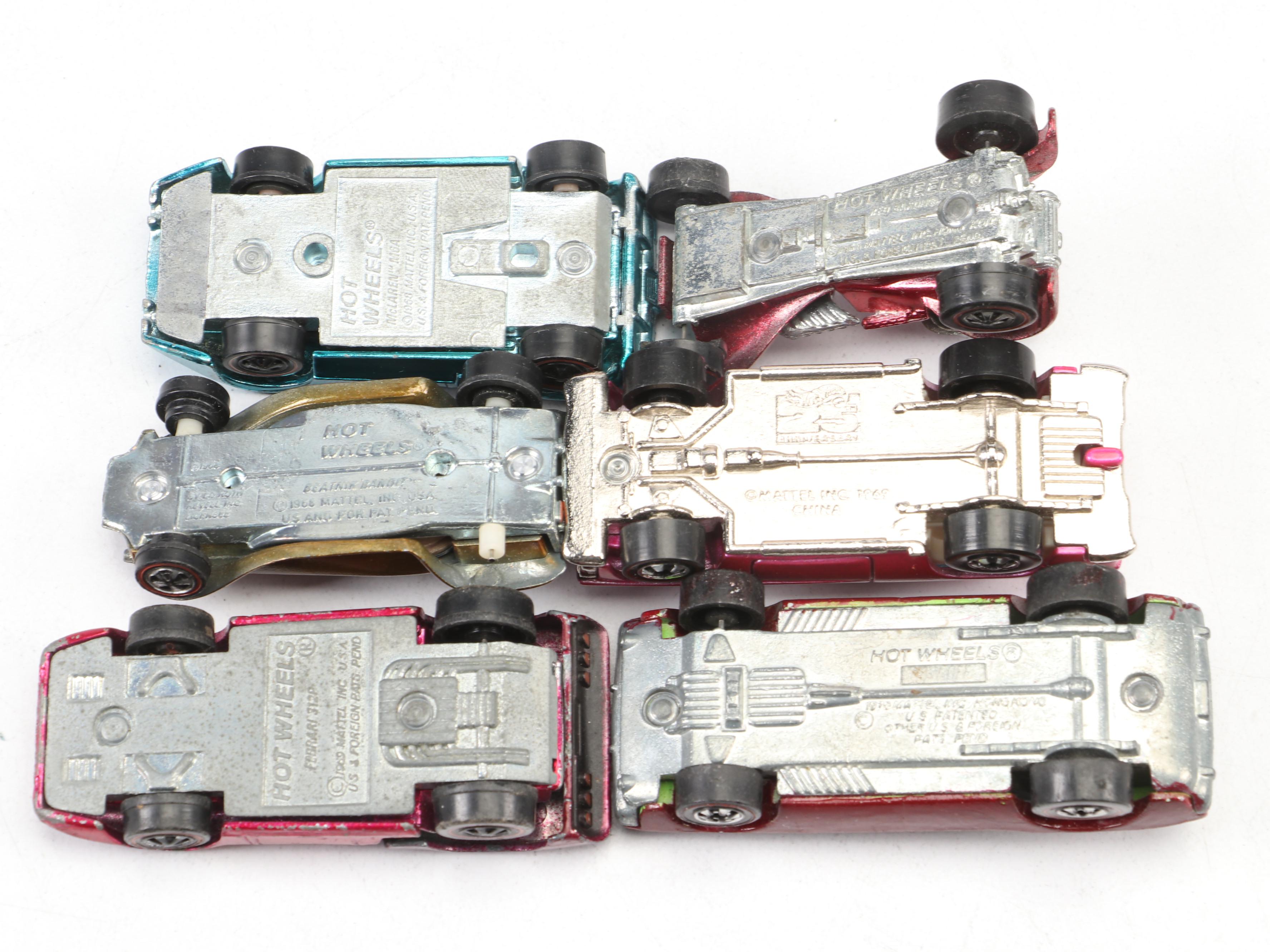 Mattel Hot Wheel Diecast Vehicles with Stickers and Collector Book