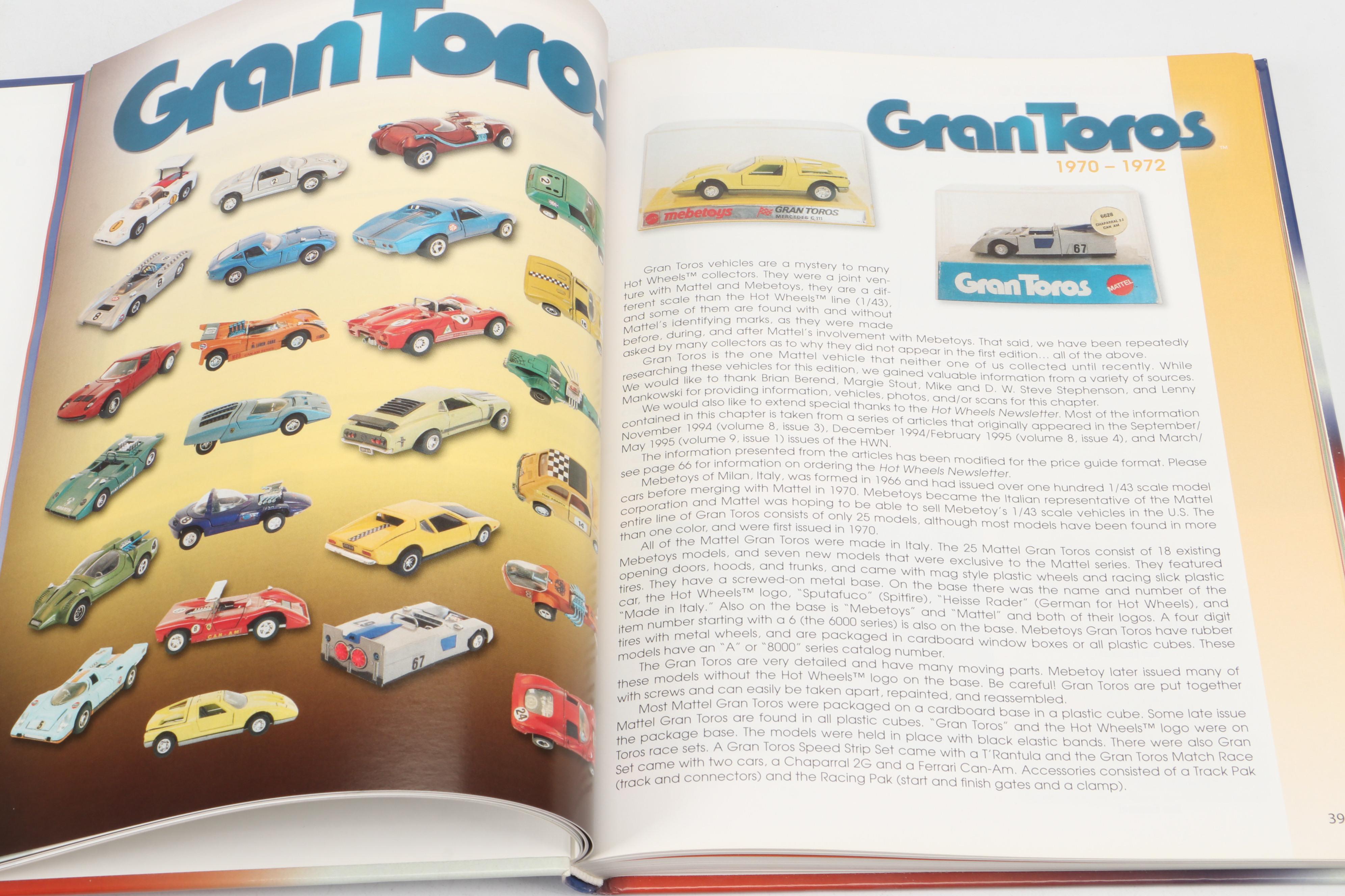 Mattel Hot Wheel Diecast Vehicles with Stickers and Collector Book