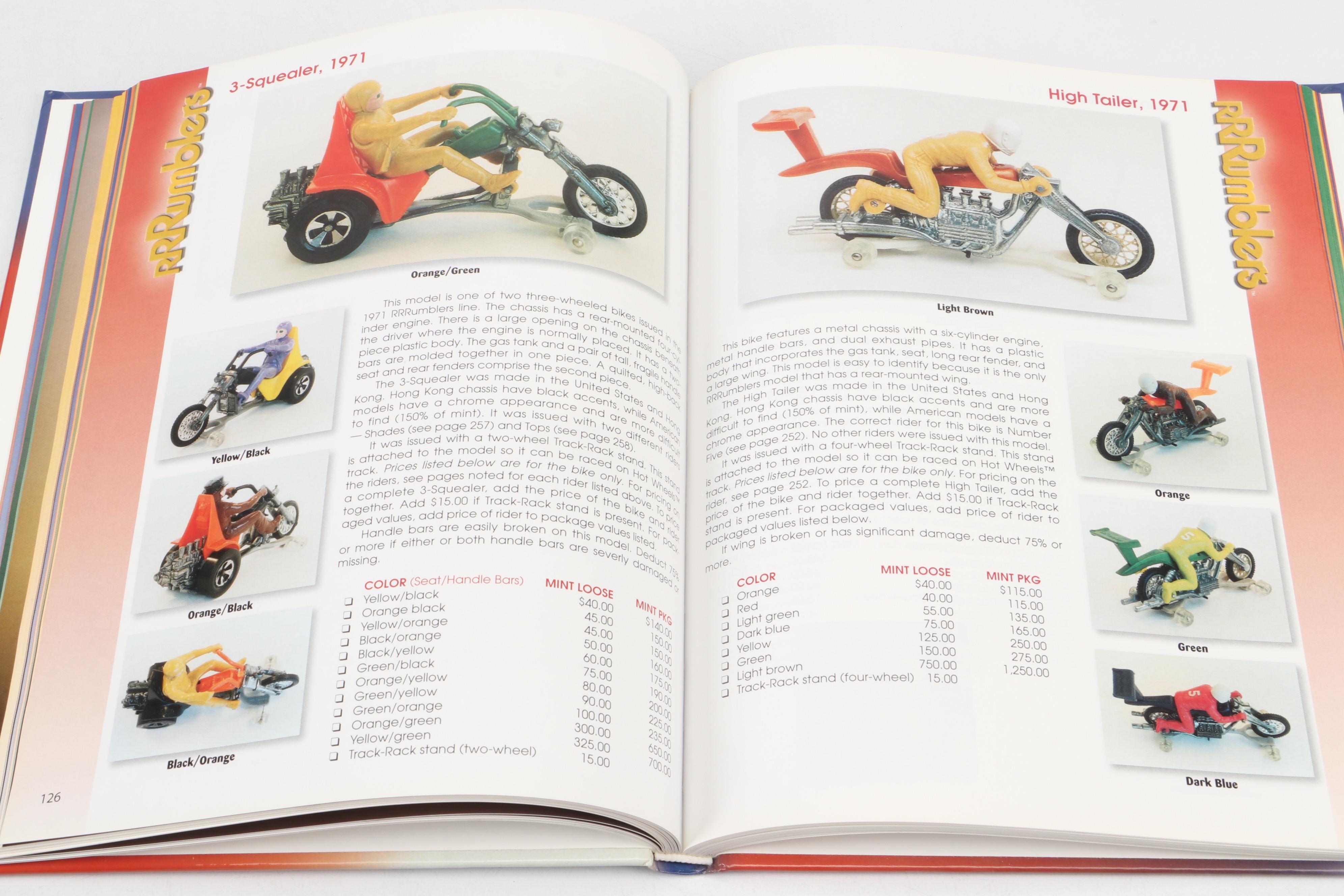 Mattel Hot Wheel Diecast Vehicles with Stickers and Collector Book