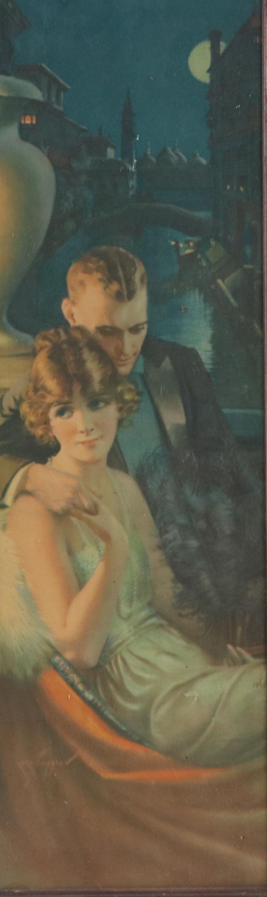 Offset Lithograph After Gene Pressler's "Honeymoon in Venice"