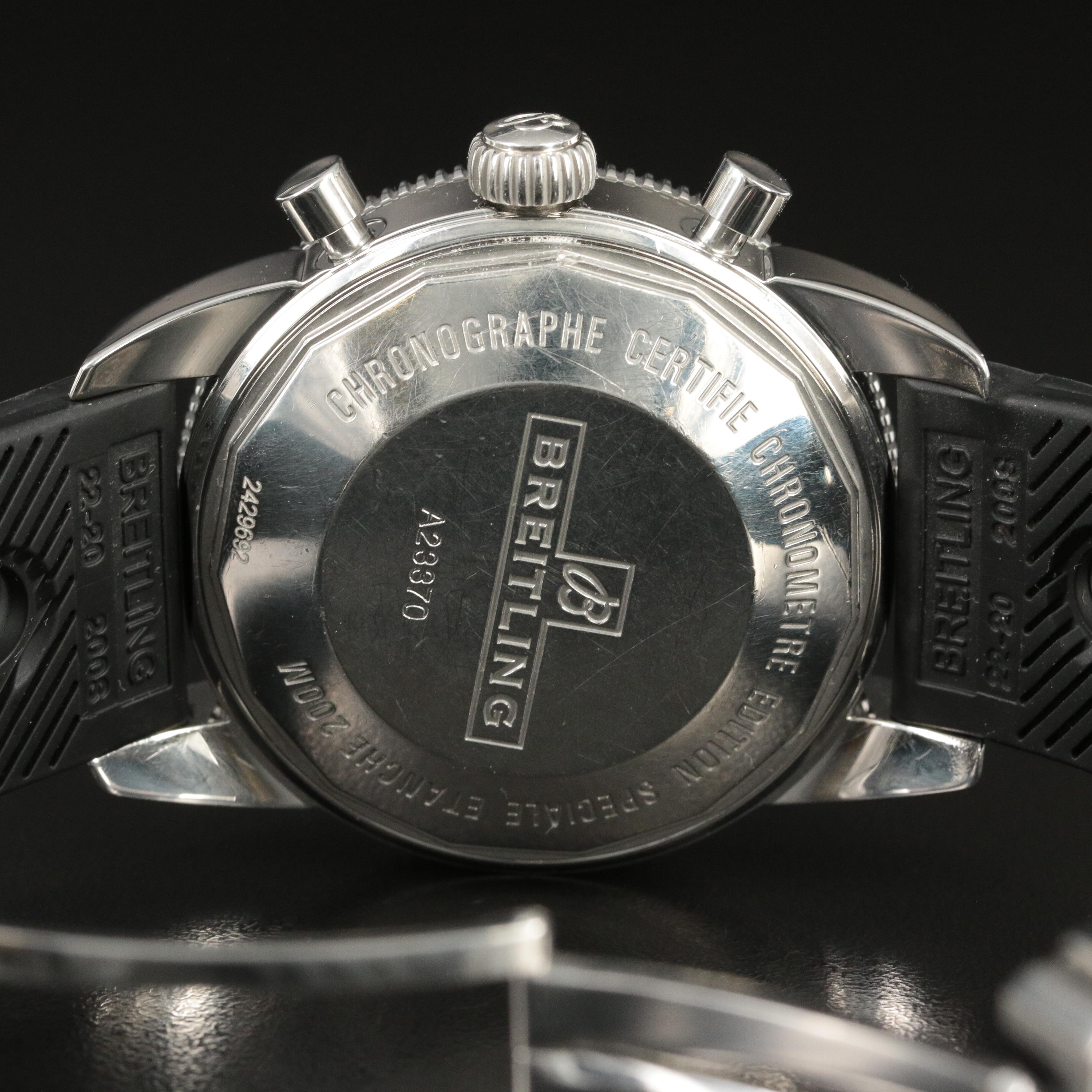 Breitling Super Ocean Heritage 44 Chronograph Black Dial Automatic Watch