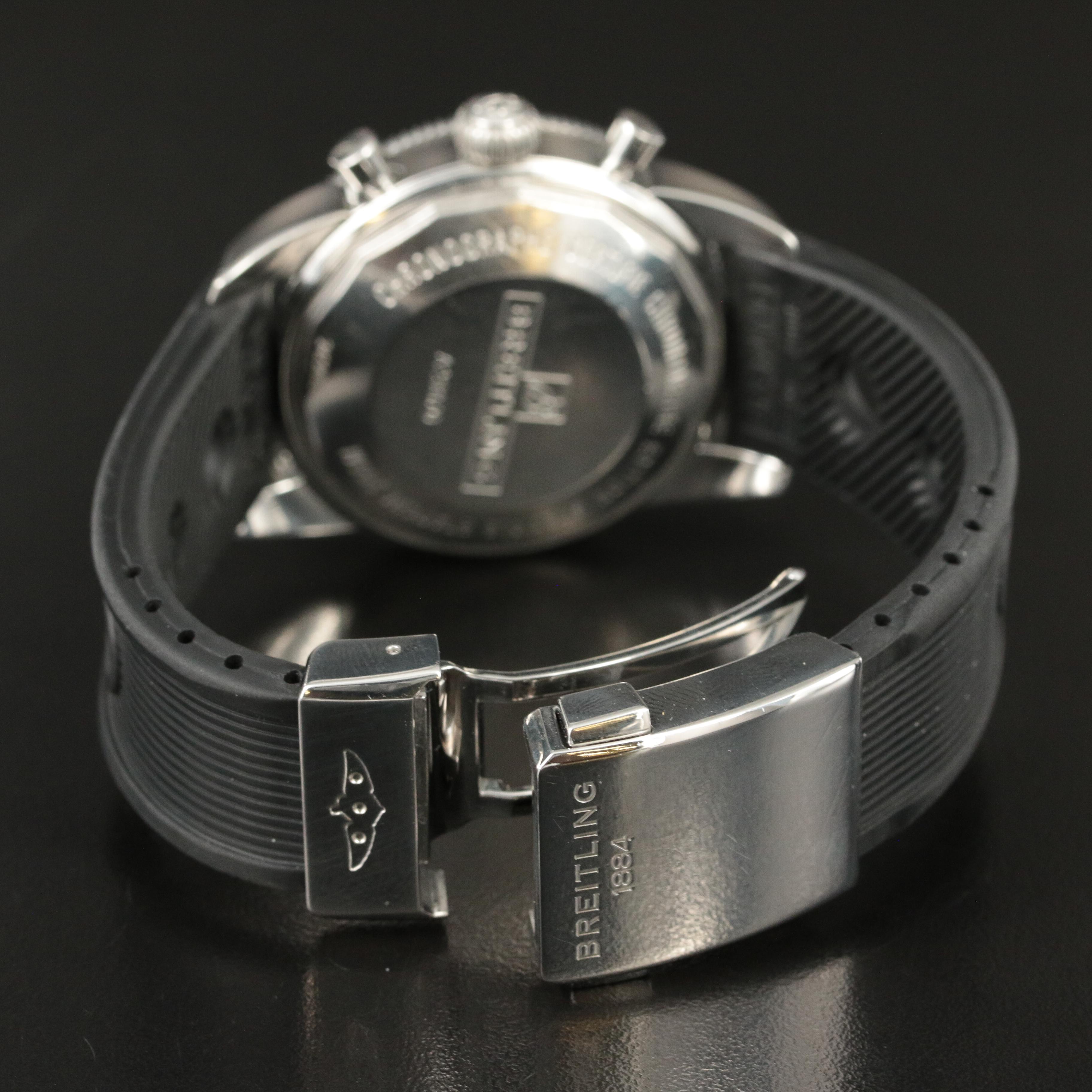 Breitling Super Ocean Heritage 44 Chronograph Black Dial Automatic Watch