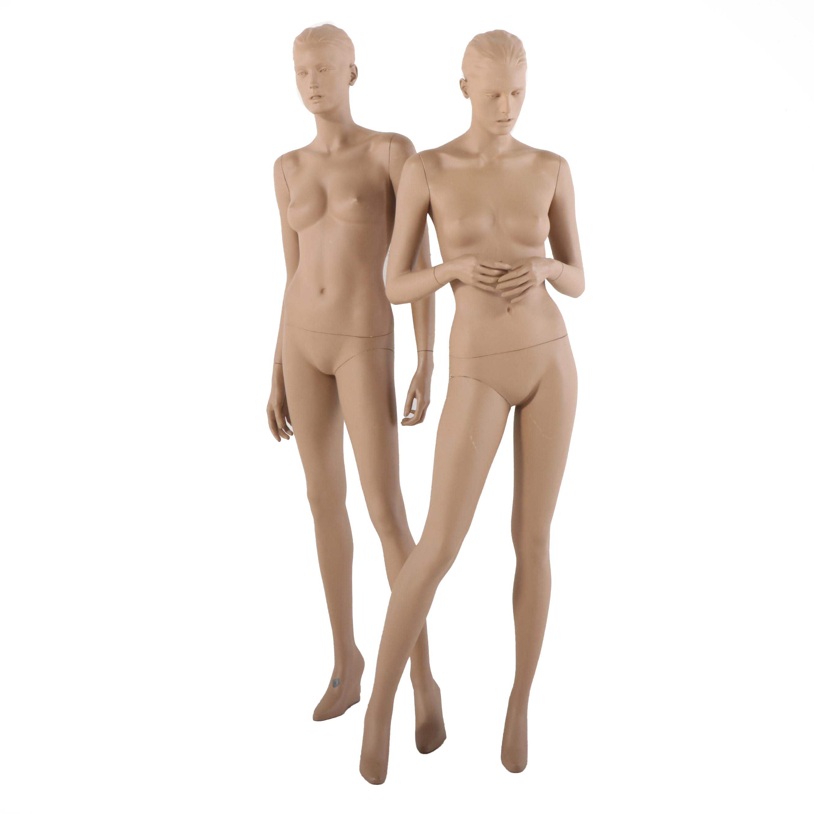 Adel Rootstein Stylized Female Mannequins from Ralph Lauren Couture