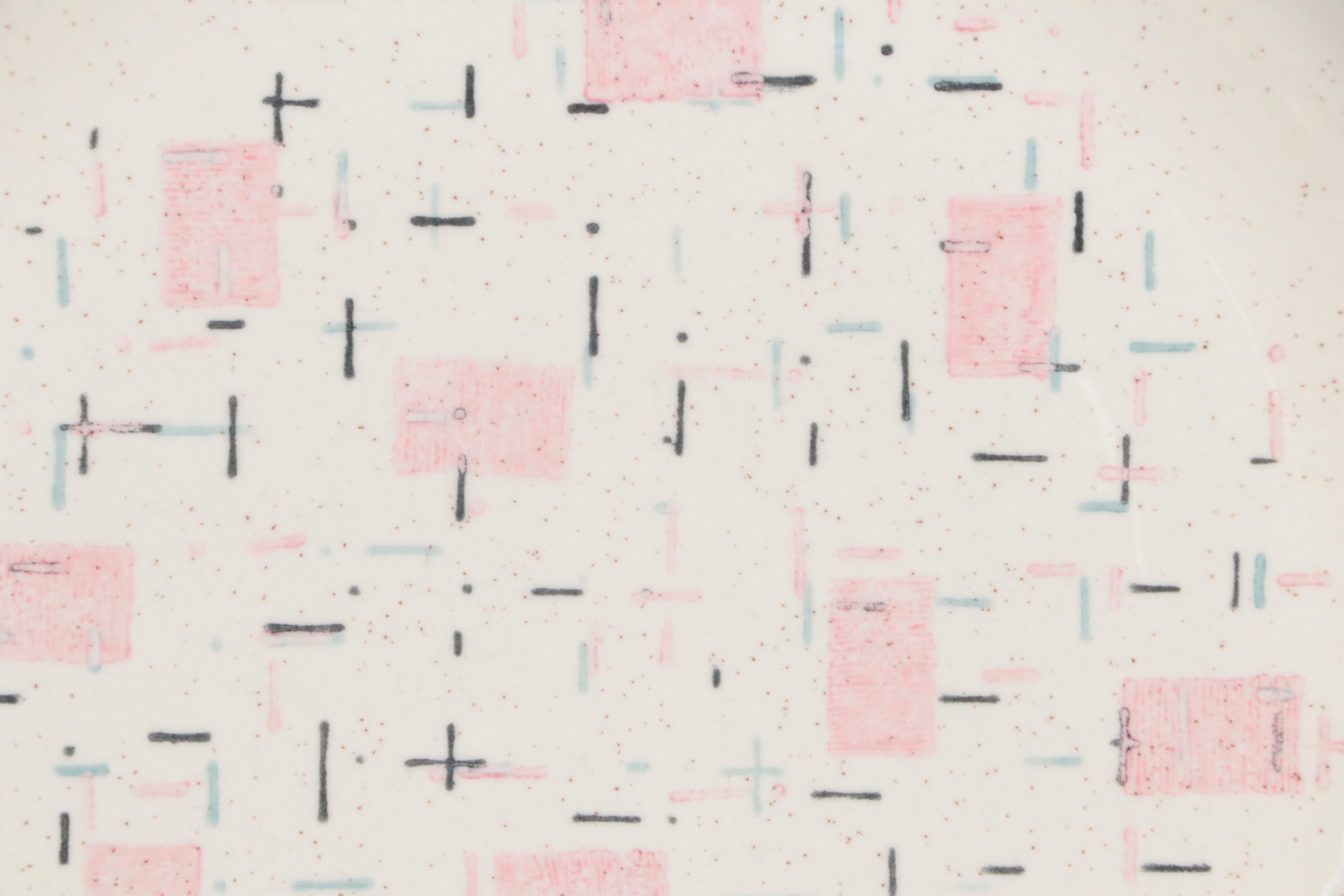 Metlox Vernon Ware "Tickled Pink" Ceramic Dinnerware and Serving Accessories