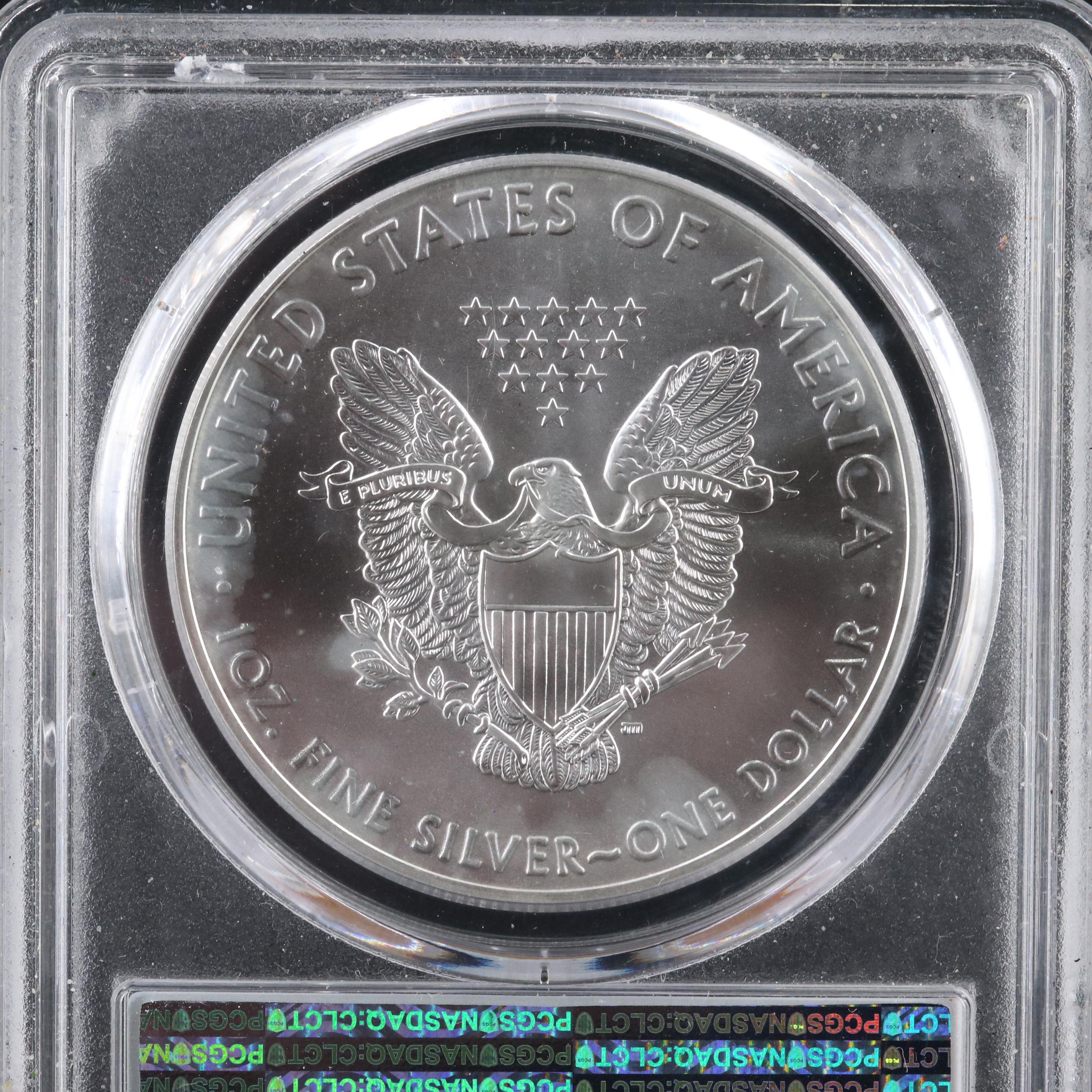 PCGS Graded MS70 2017 American Silver Eagle