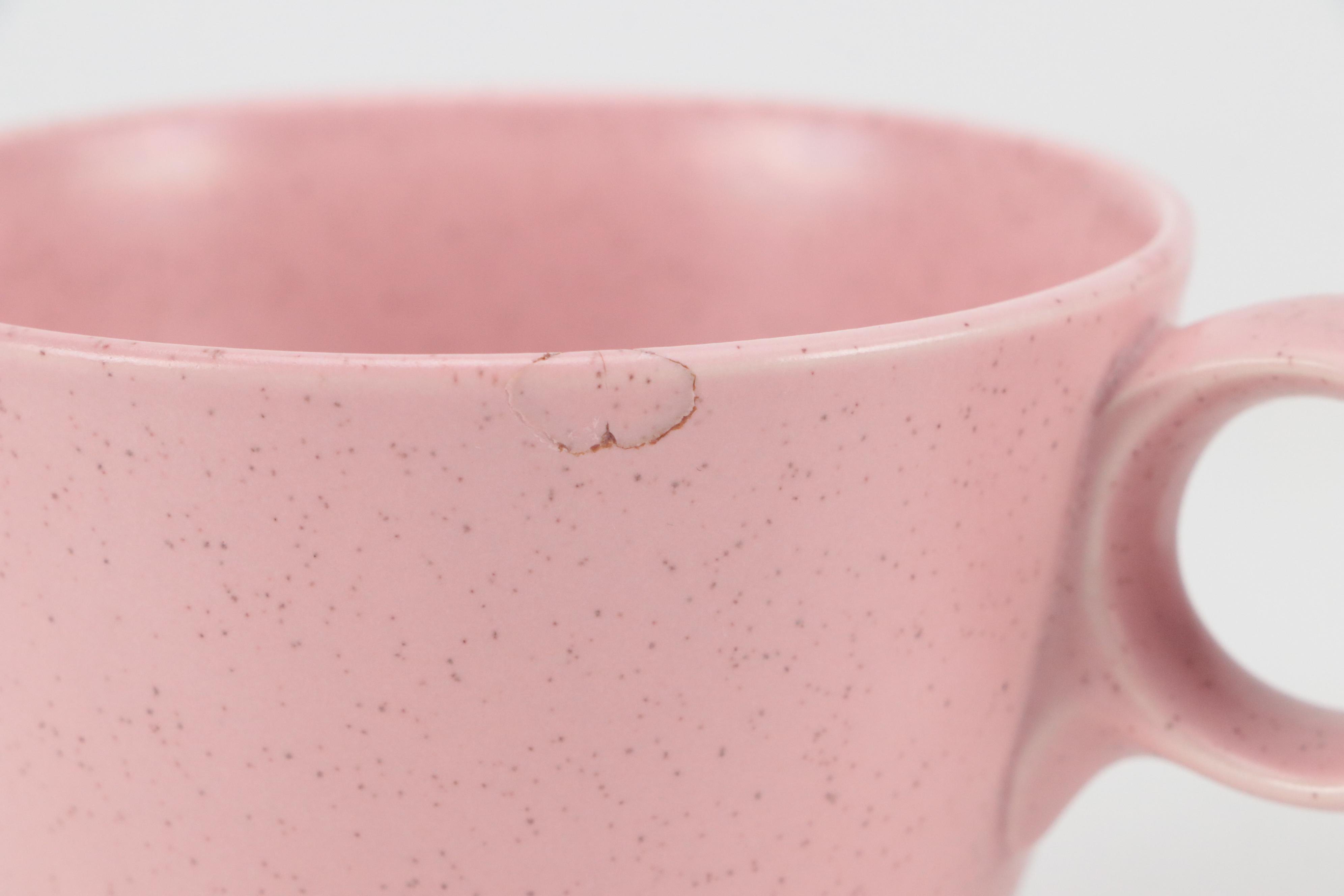 Metlox Vernon Ware "Tickled Pink" Ceramic Dinnerware and Serving Accessories
