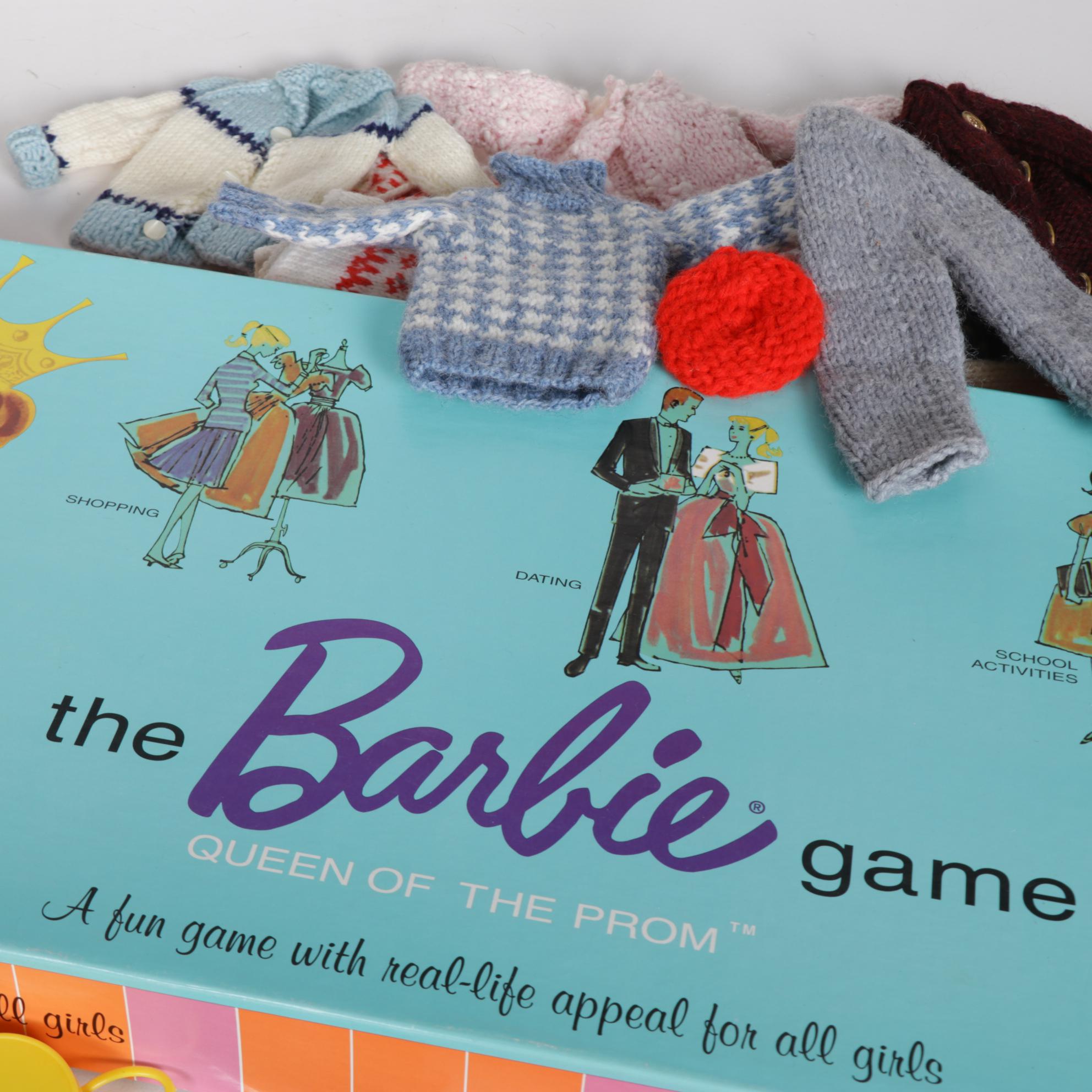 1987 Barbie with Accessories and Board Game, Late 20th Century