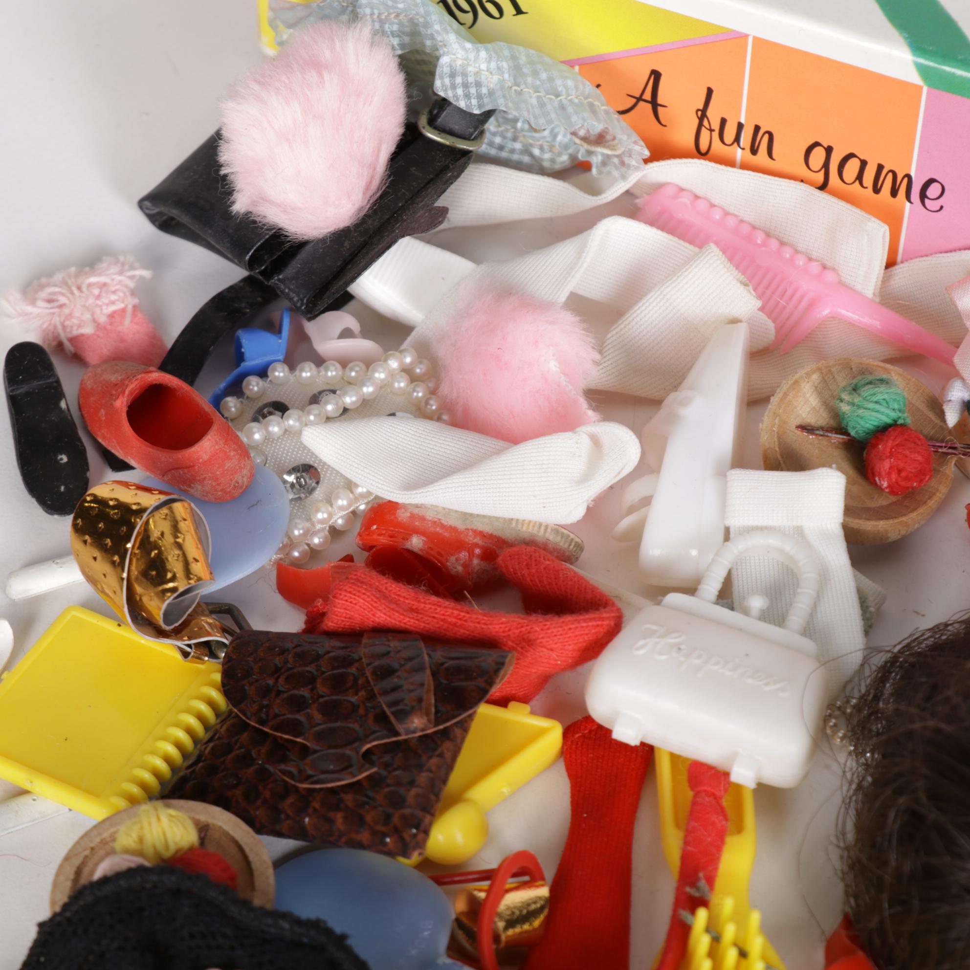 1987 Barbie with Accessories and Board Game, Late 20th Century