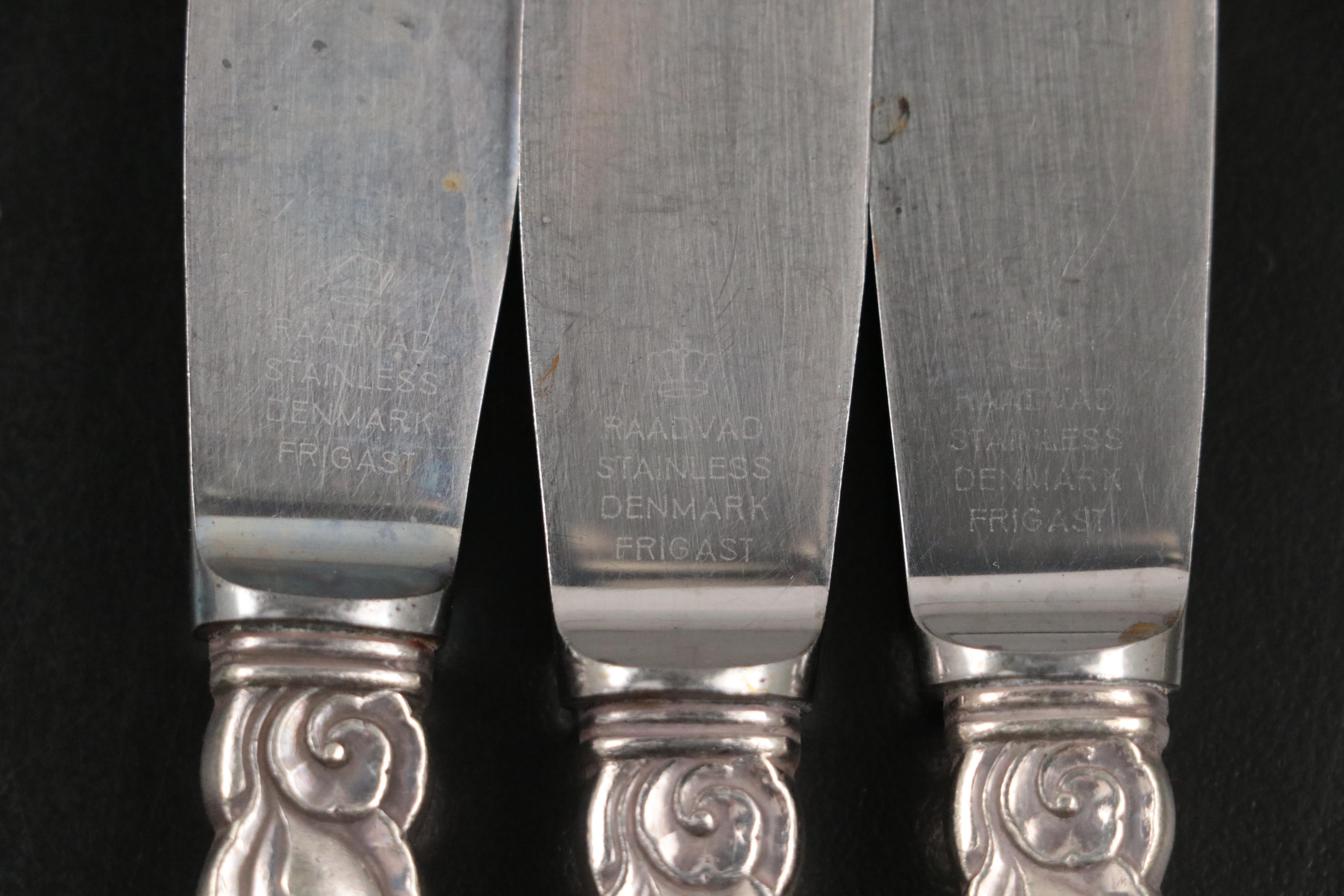 Paul Frigast "Princess Fuchsia" Danish Modern Sterling Silver Flatware