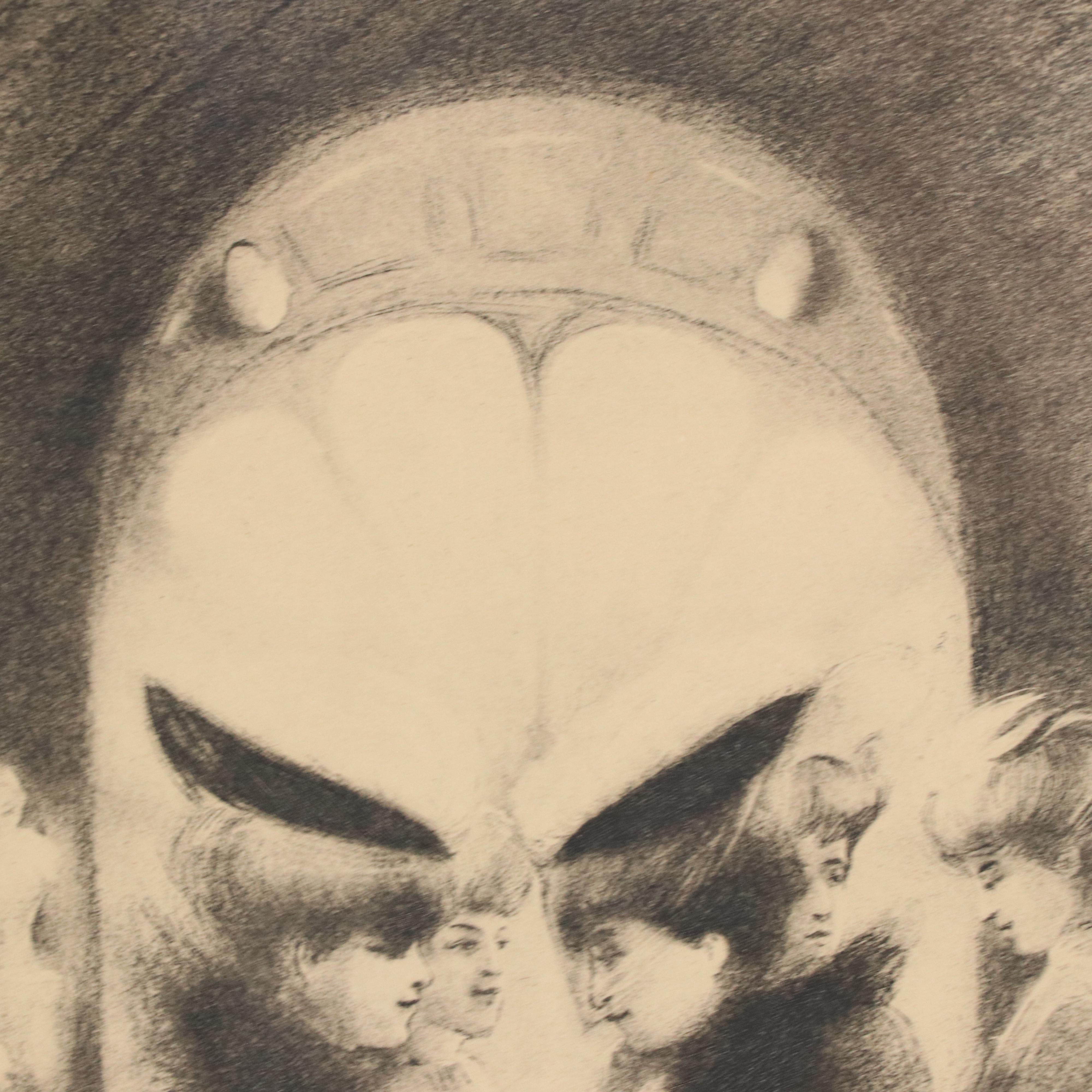 Etching After George Wotherspoon "Gossip and Satan Came Also"