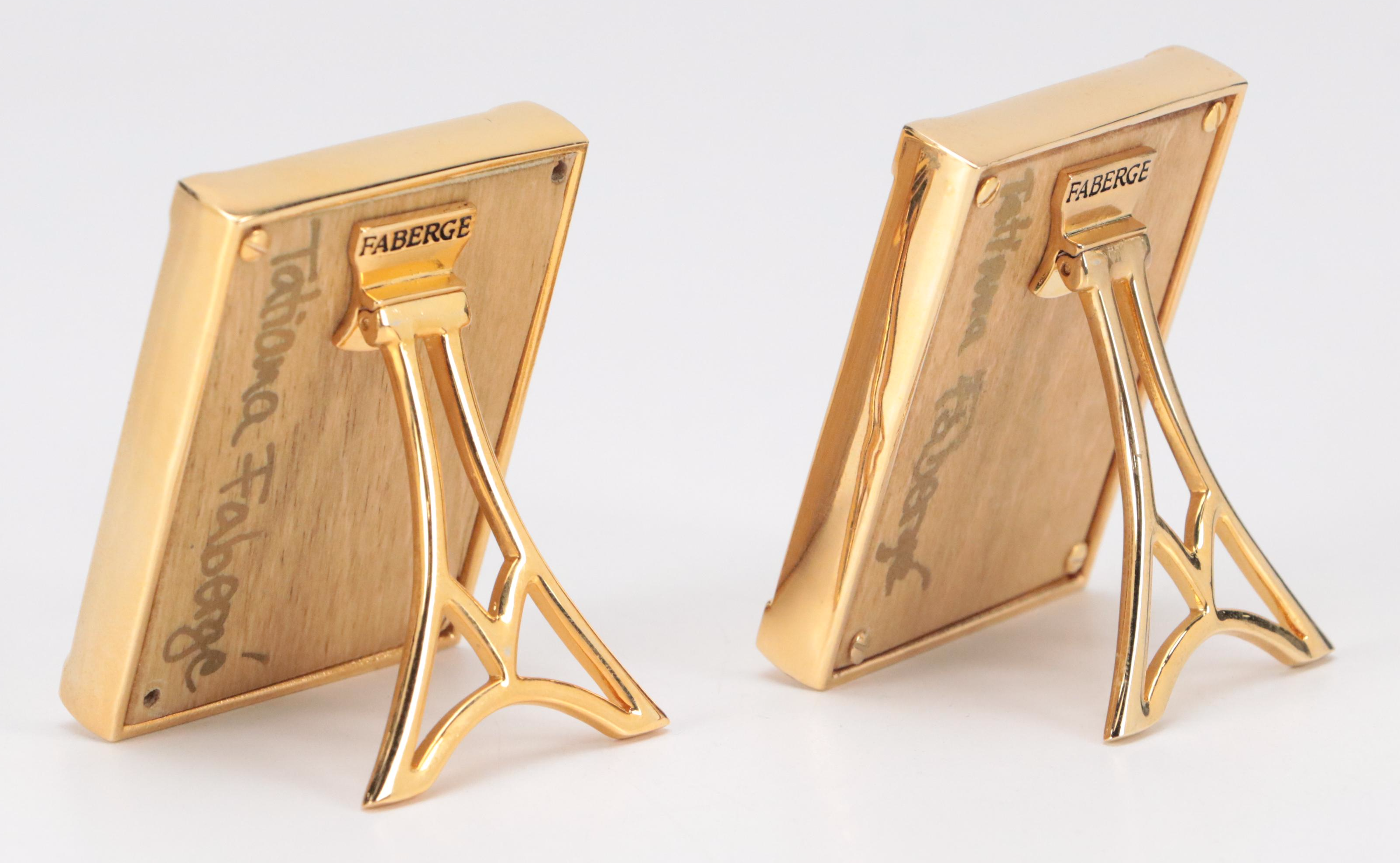 Fabergé Embellished Guilloché Enamel Miniature Picture Frame