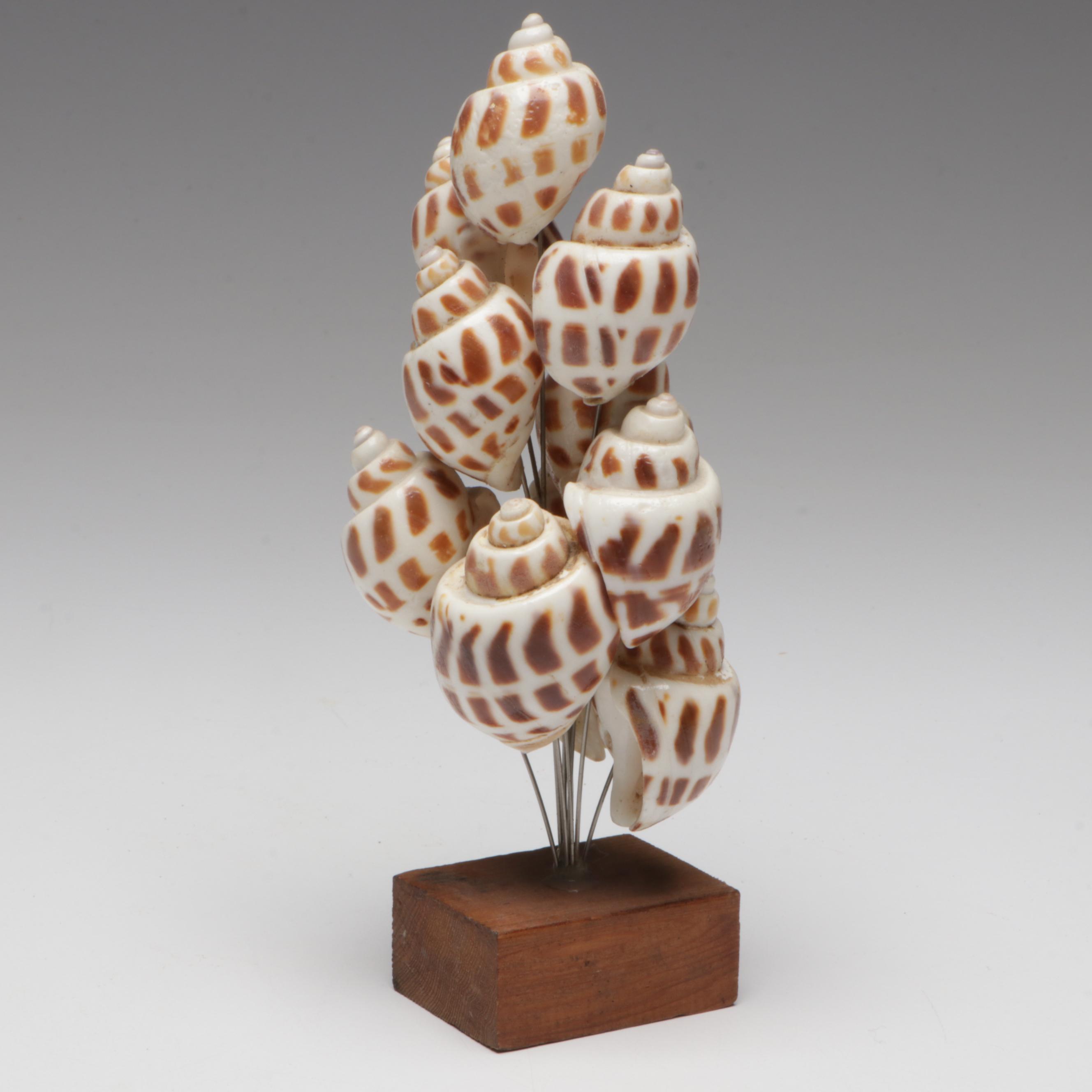 Marine Folk Art Seashell Figurines