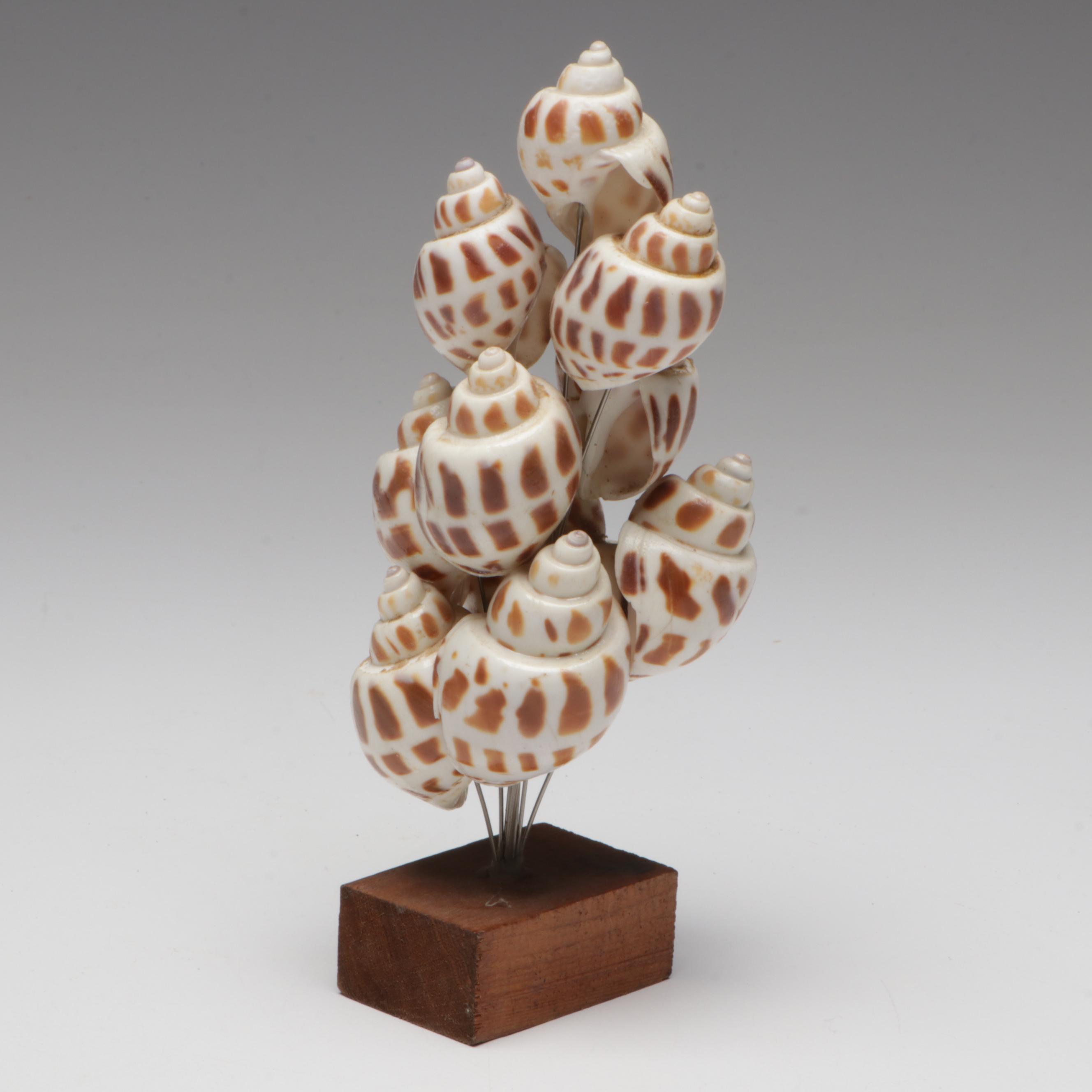 Marine Folk Art Seashell Figurines