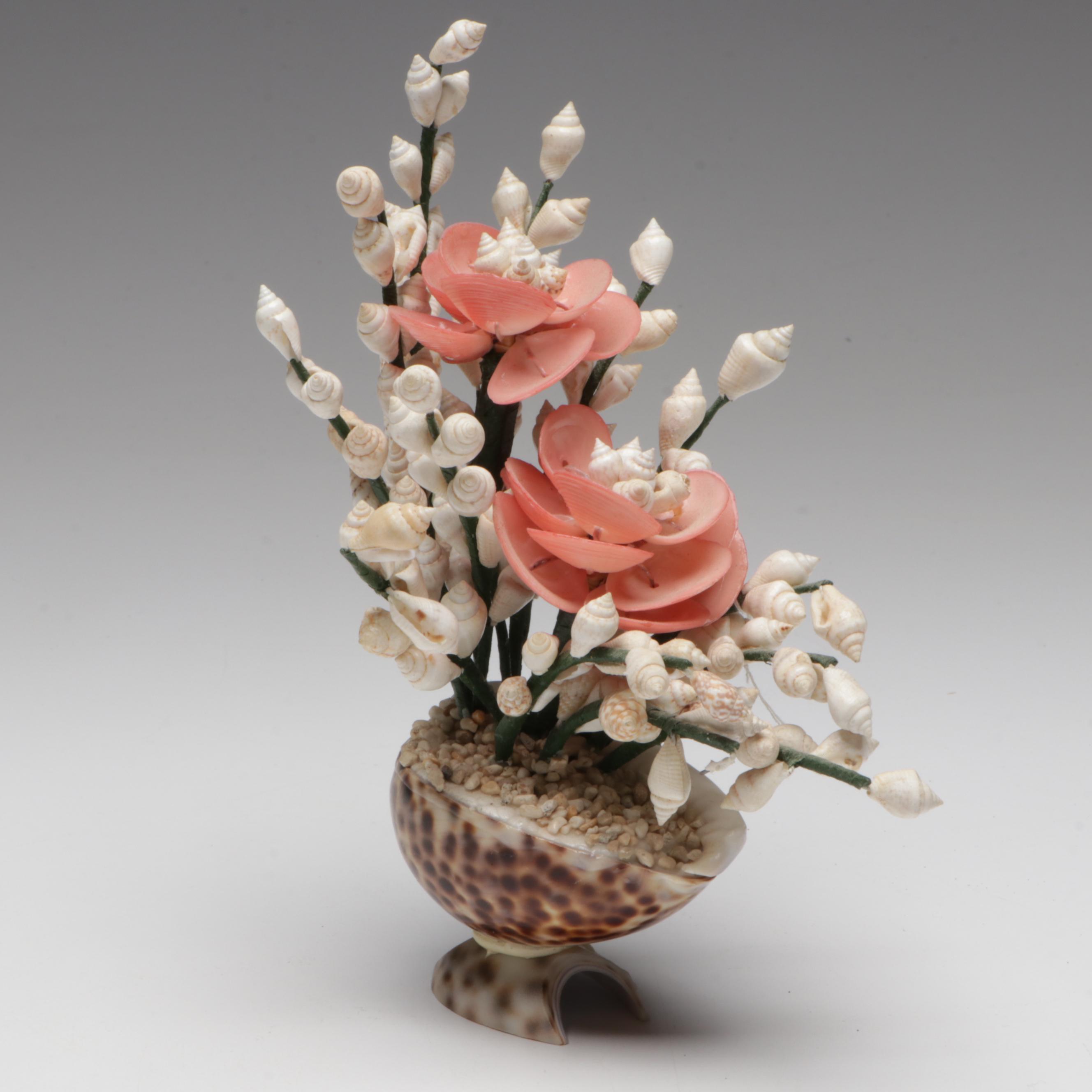 Marine Folk Art Seashell Figurines