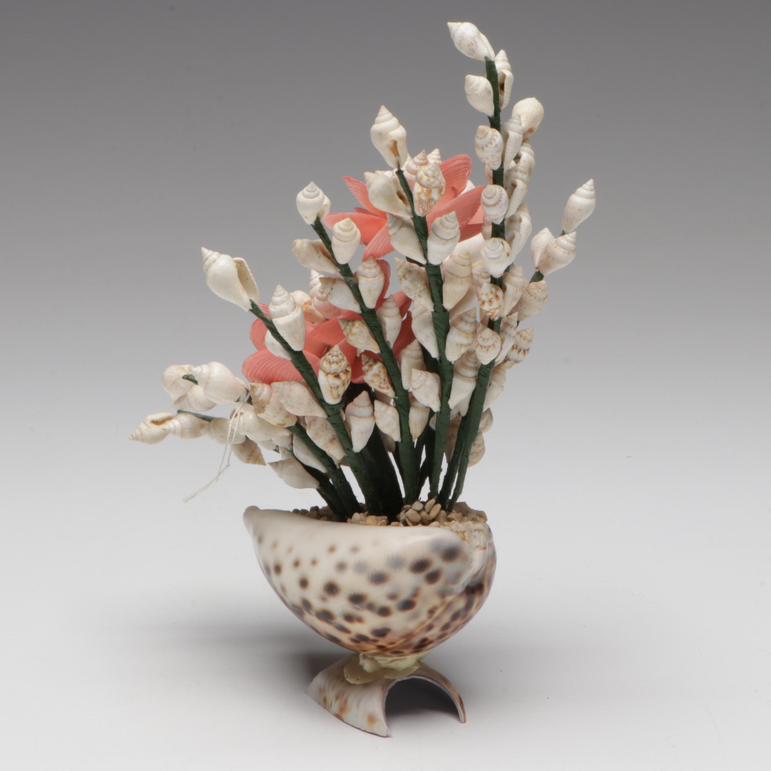 Marine Folk Art Seashell Figurines