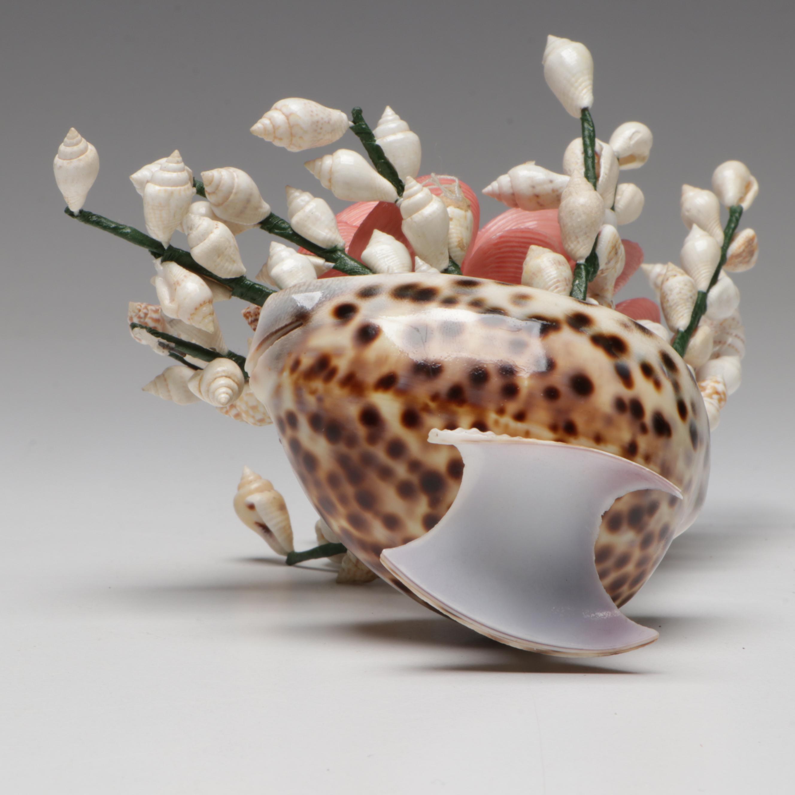 Marine Folk Art Seashell Figurines