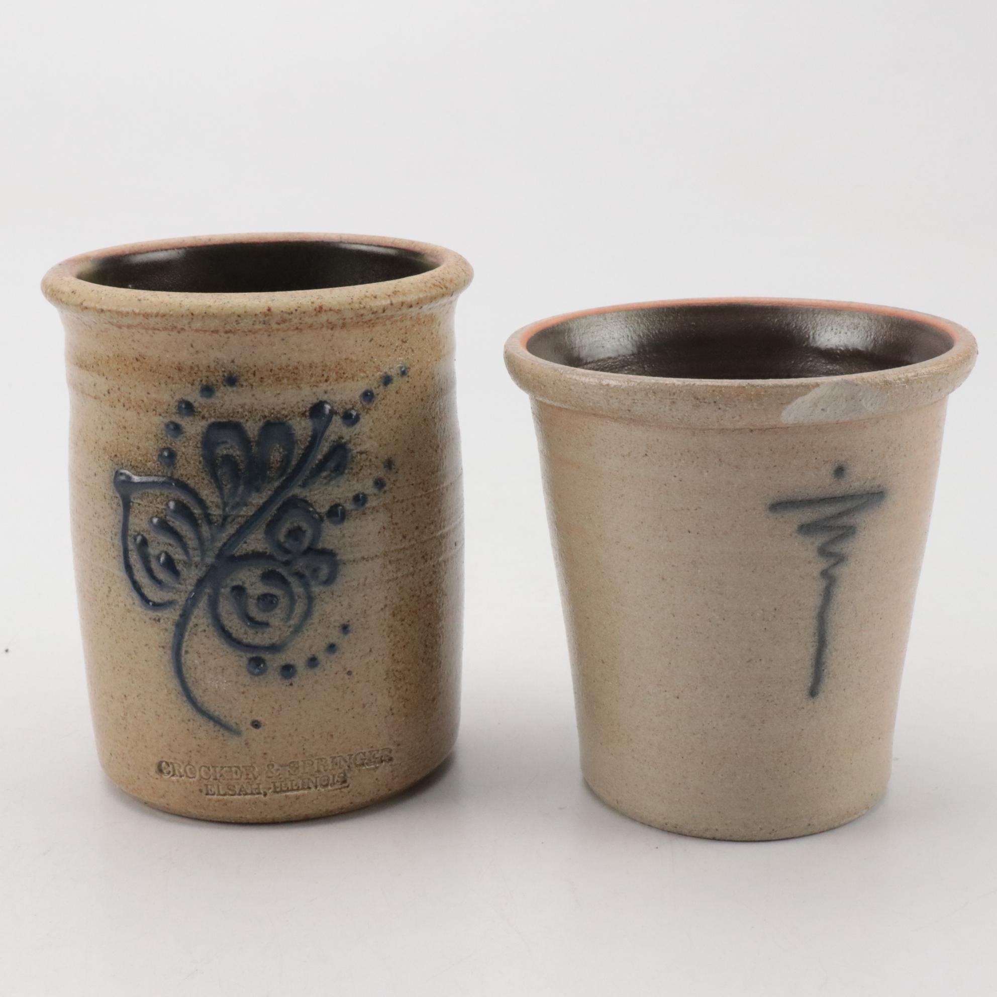 Rowe Pottery with Other Stoneware Bowl, Vase, Crocks, Planters and More