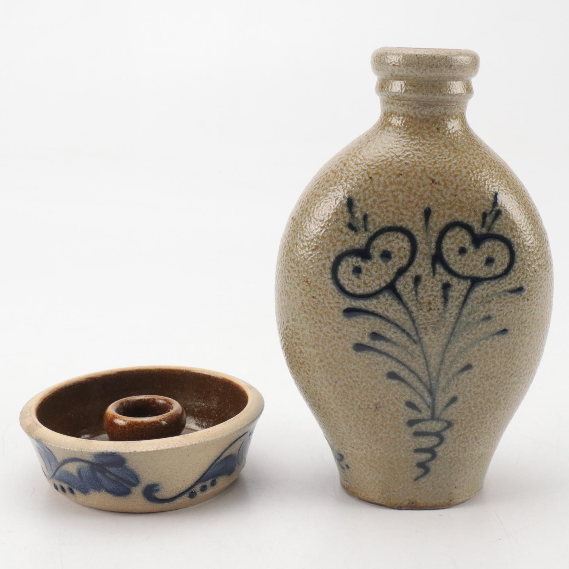 Rowe Pottery with Other Stoneware Bowl, Vase, Crocks, Planters and More