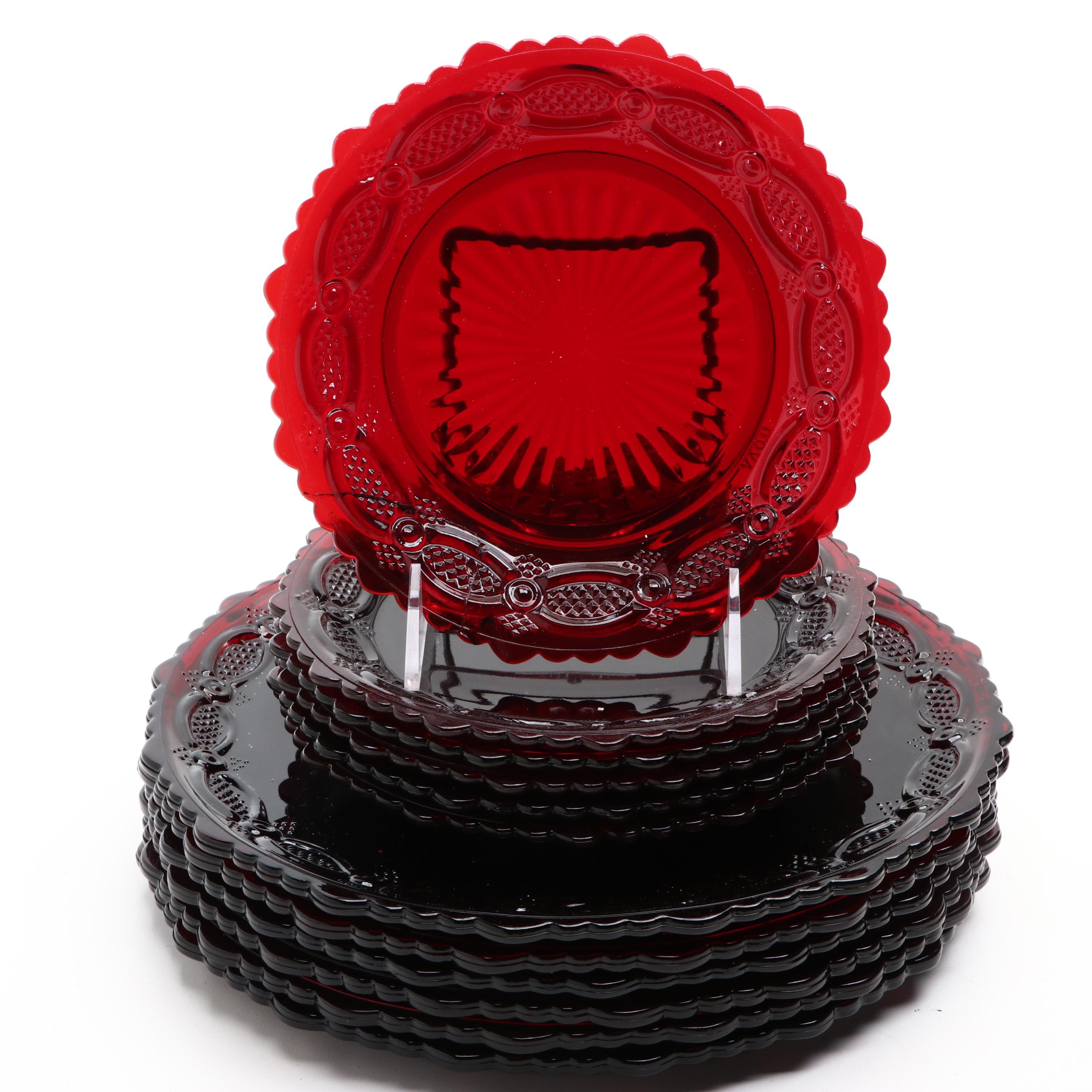 Avon Cape Cod Ruby Glass Collection