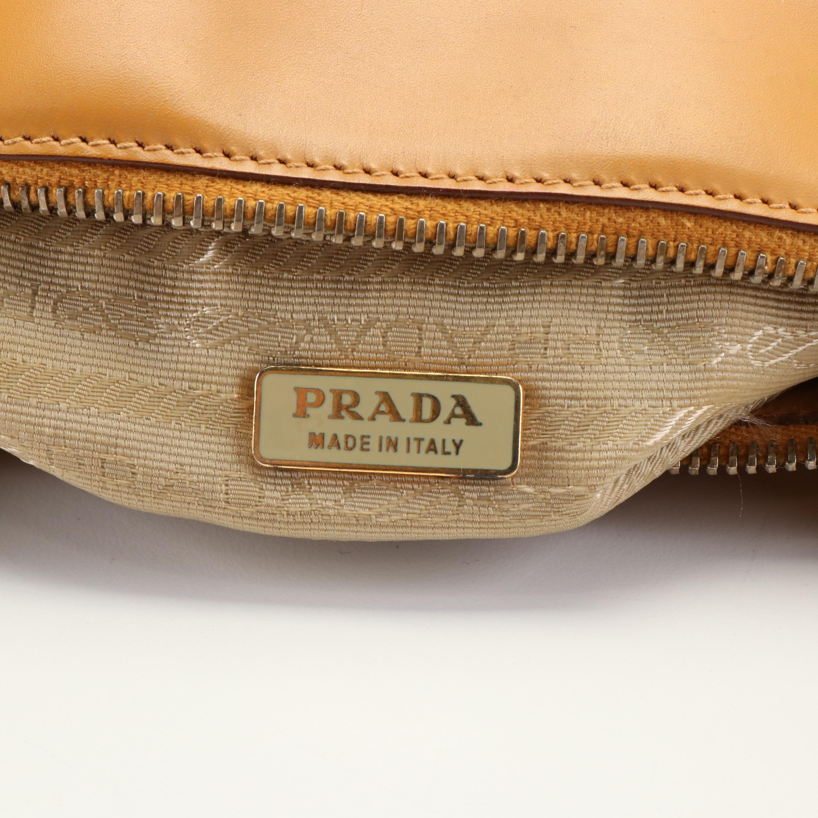 Prada Mirage leather Top Handle Bag