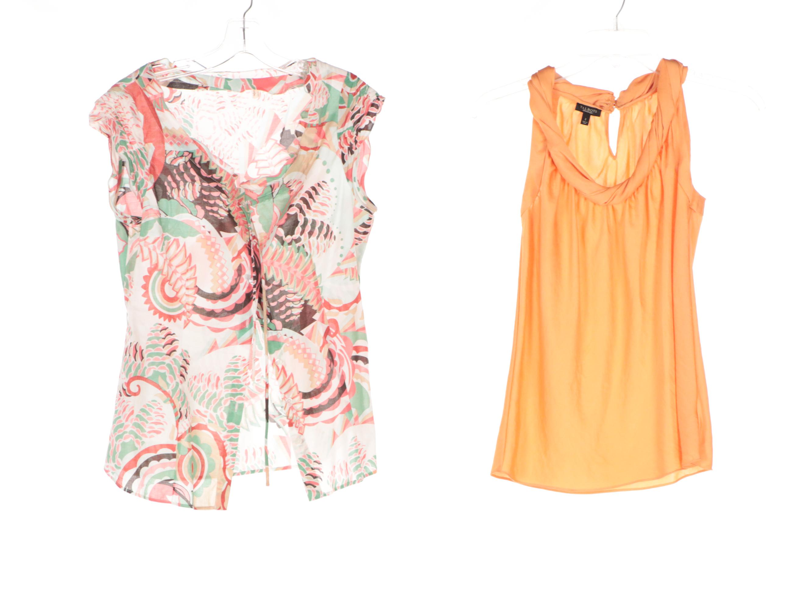 Talbots, Lush & More Patterned Tank Blouses, Vince Camuto Floral Blouse, More