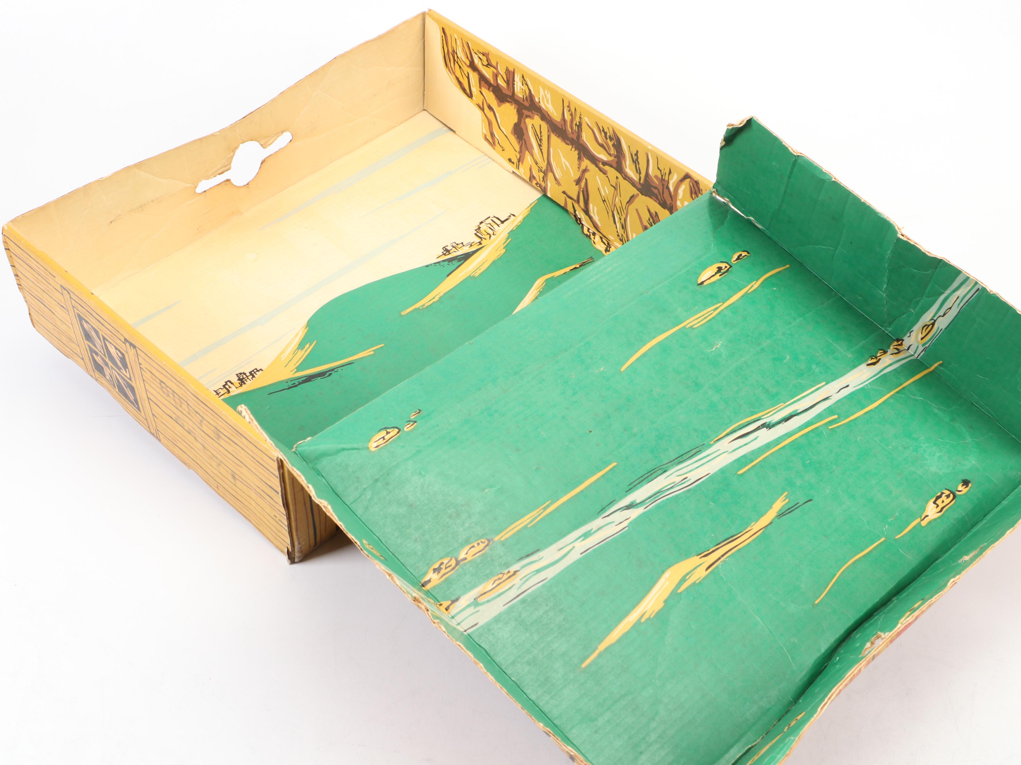 Louis Marx Toys "Johnny West" Ranch Buildings, Animals and Accessories