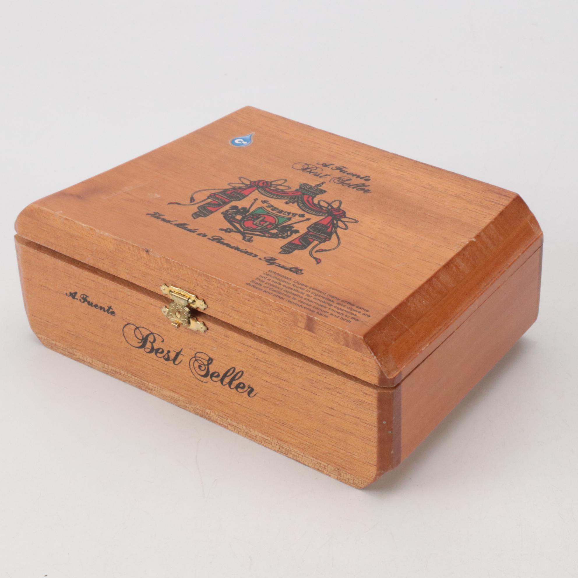 Cohiba, Padrón, and Tabacalera A. Fuente y Cia. Wooden Cigar Boxes