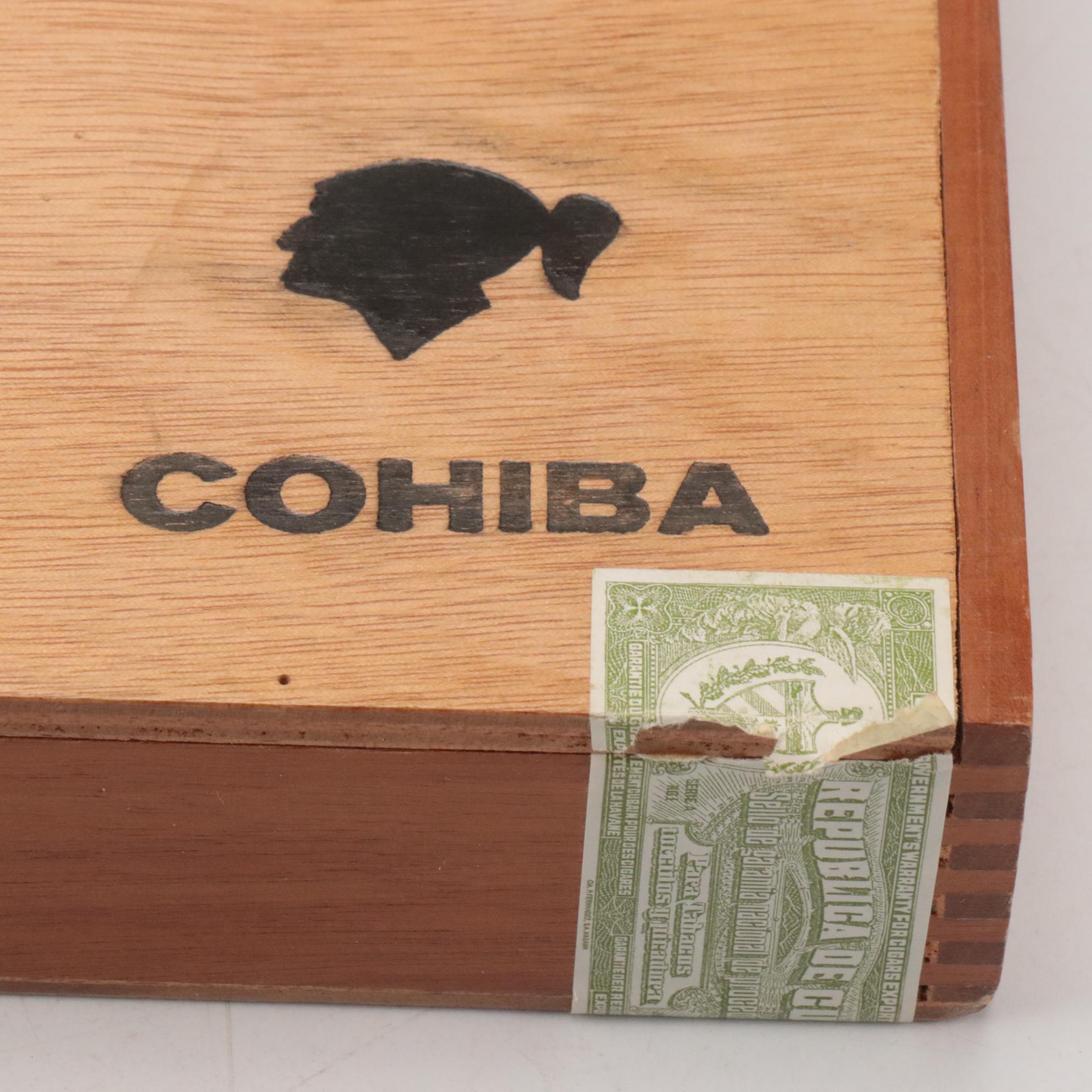 Cohiba, Padrón, and Tabacalera A. Fuente y Cia. Wooden Cigar Boxes