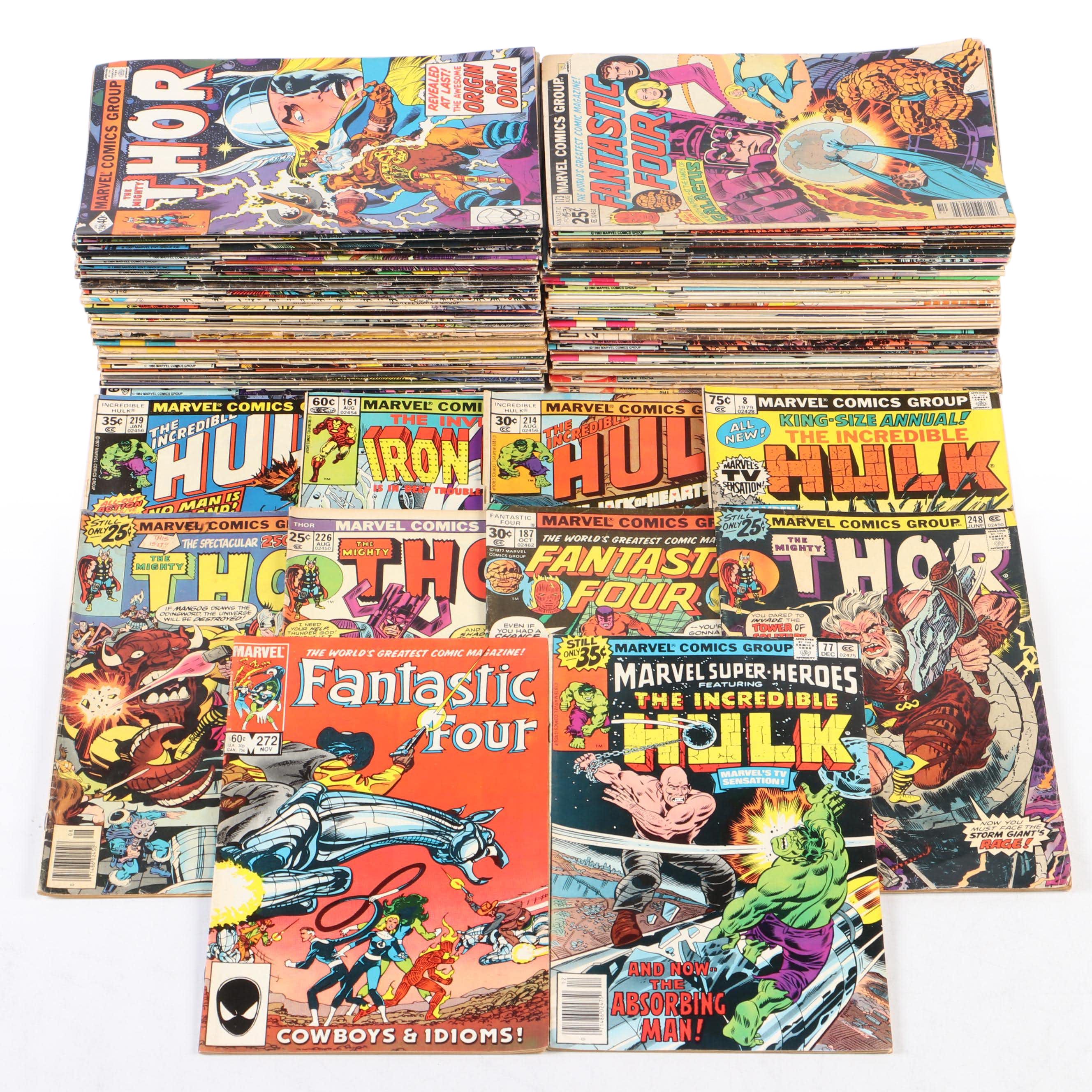 Bronze to Modern Age Comic Books Featuring "The Incredible Hulk", and