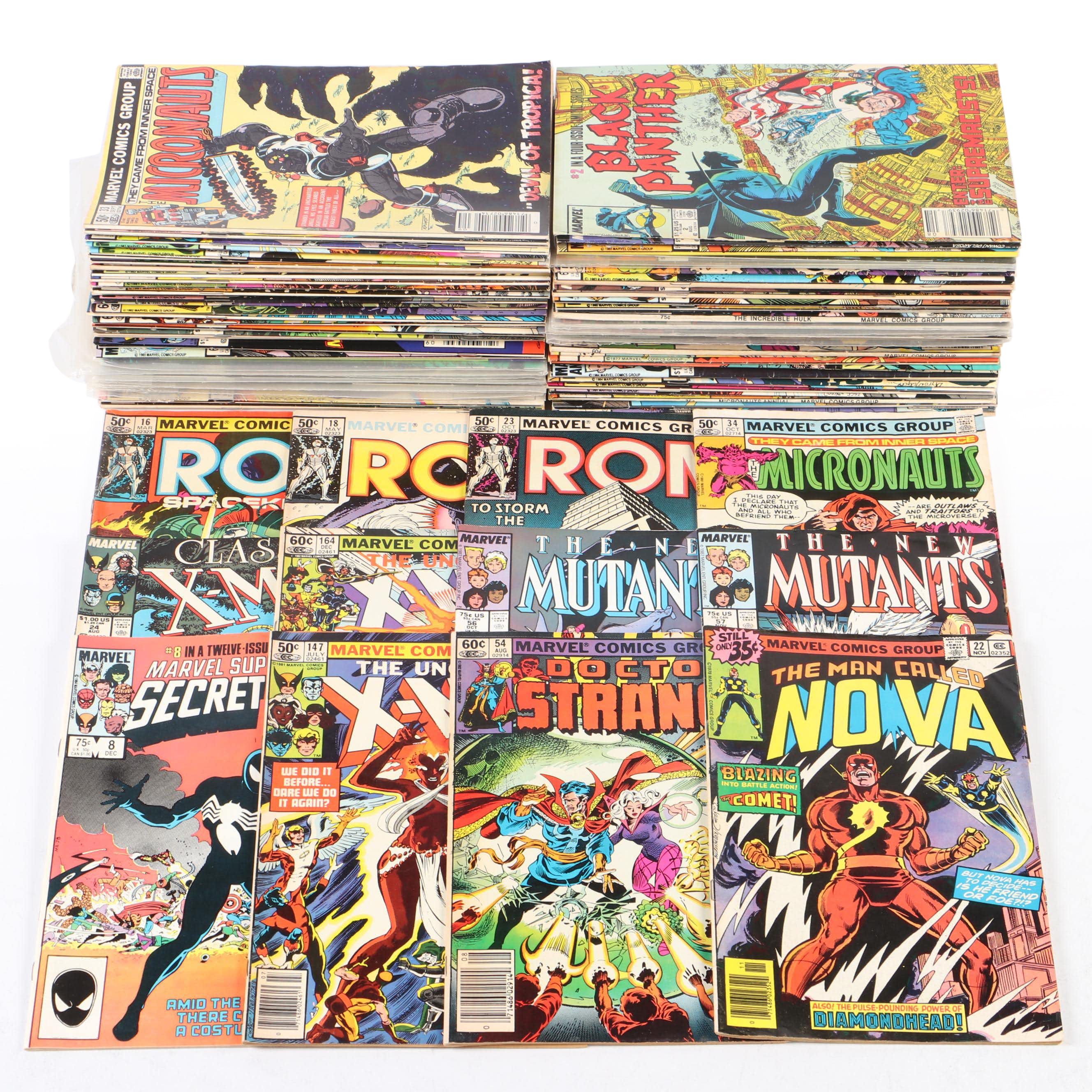 Bronze to Modern Age Comic Books Featuring "Secret Wars" Issue #8 and More