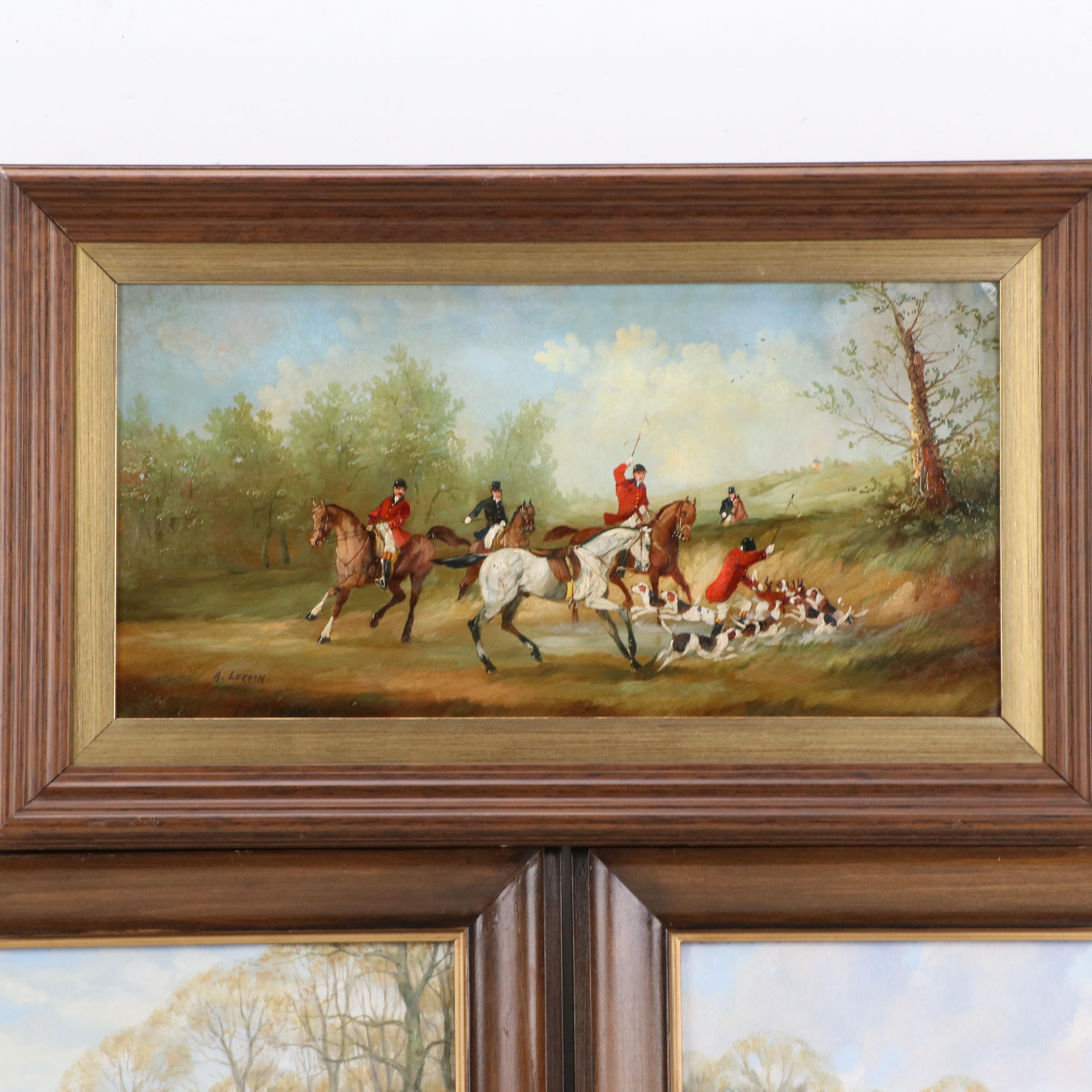 Glynn Williams Oil Paintings of British Hunting Scenes and More
