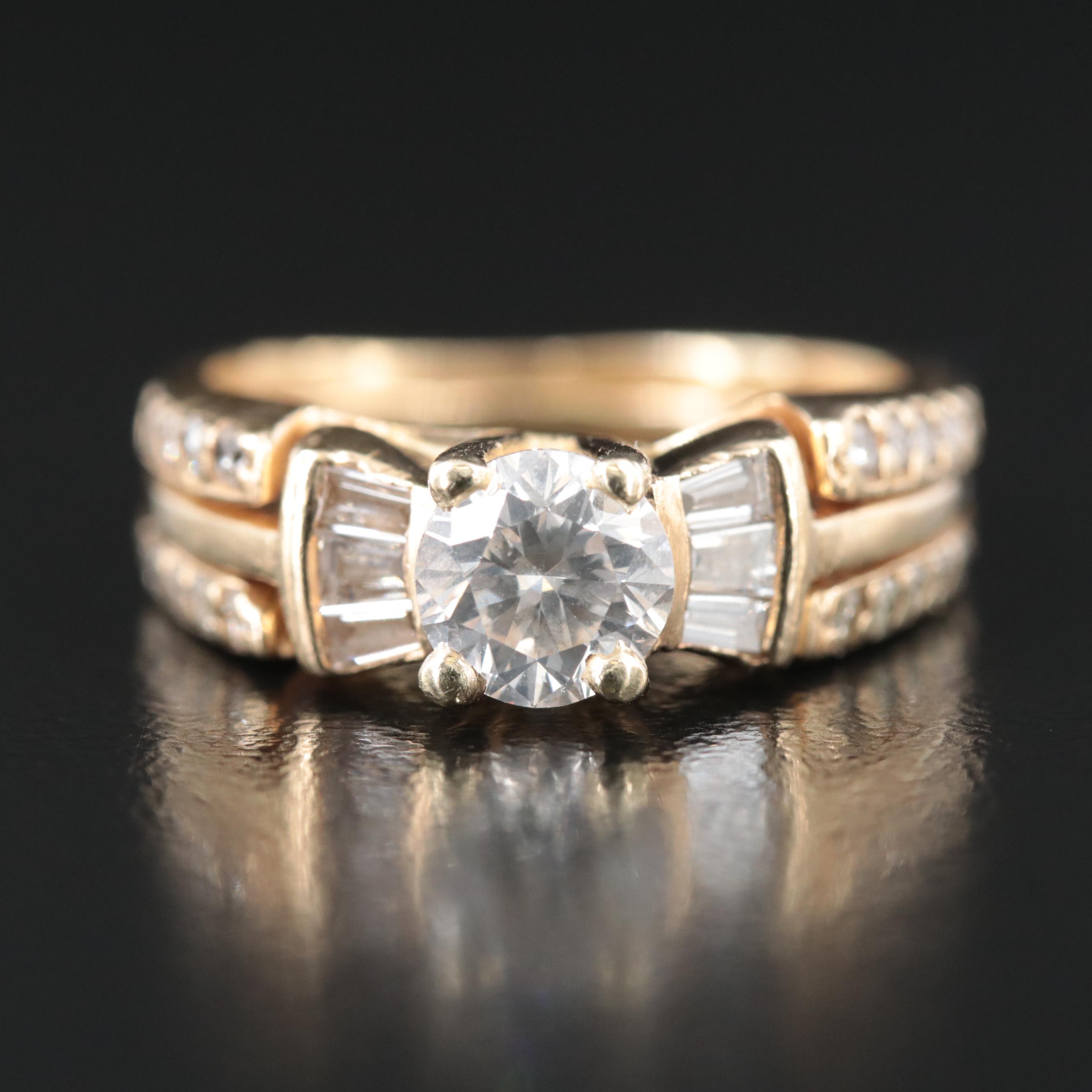 14K 1.23 CTW Diamond Ring