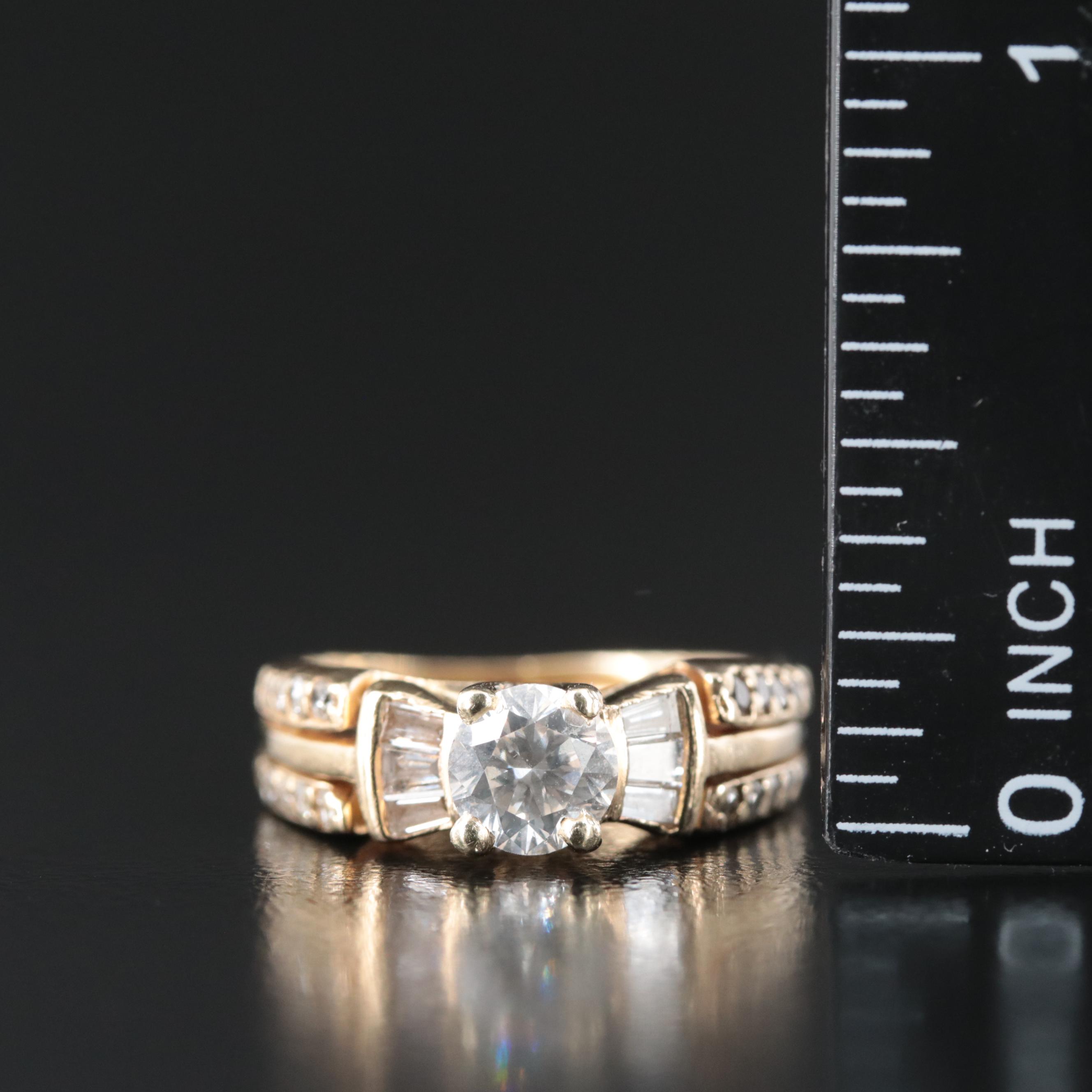 14K 1.23 CTW Diamond Ring