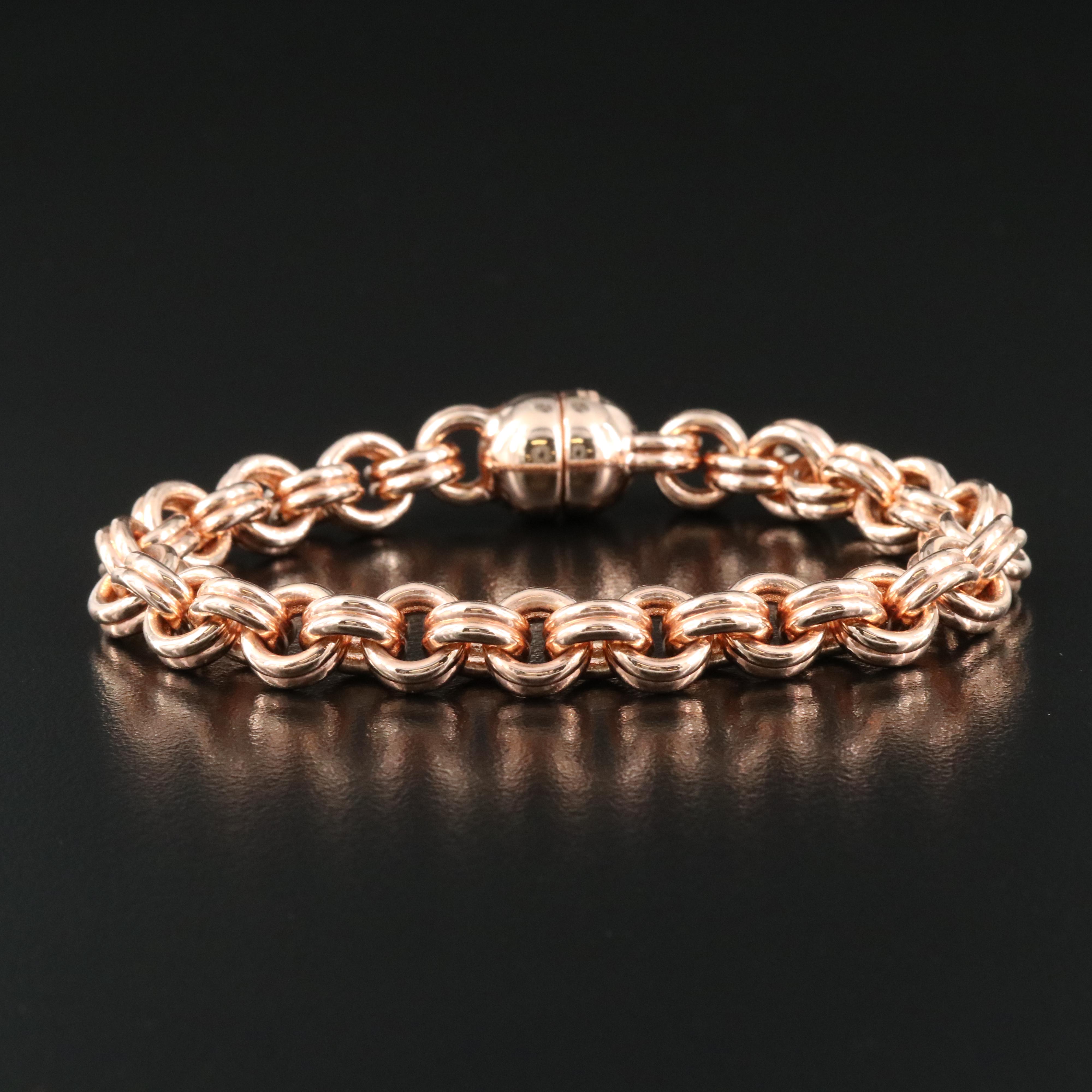 Milor Italy 14K Rose Gold Bracelet EBTH