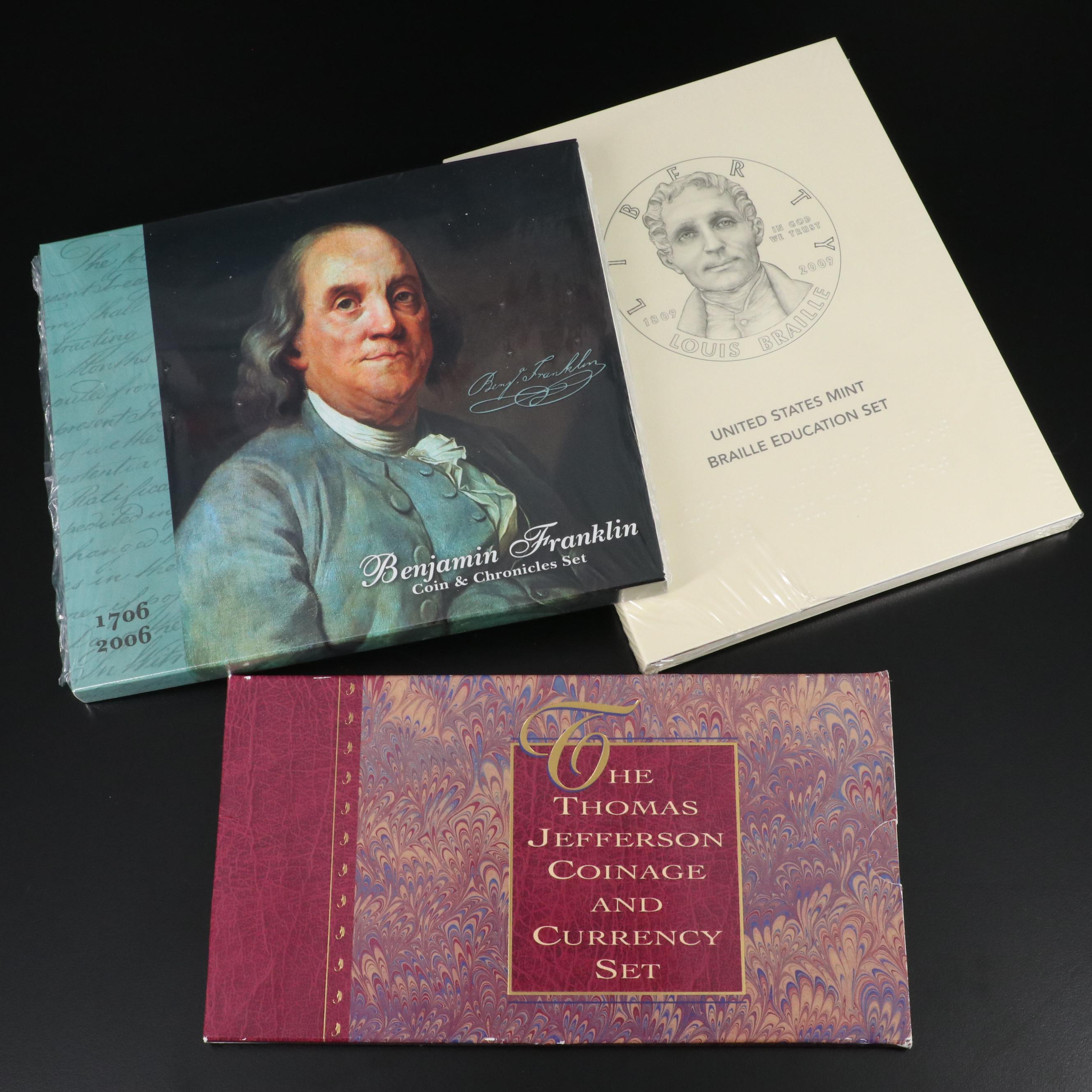 Three U.S. Commemorative Coin Sets