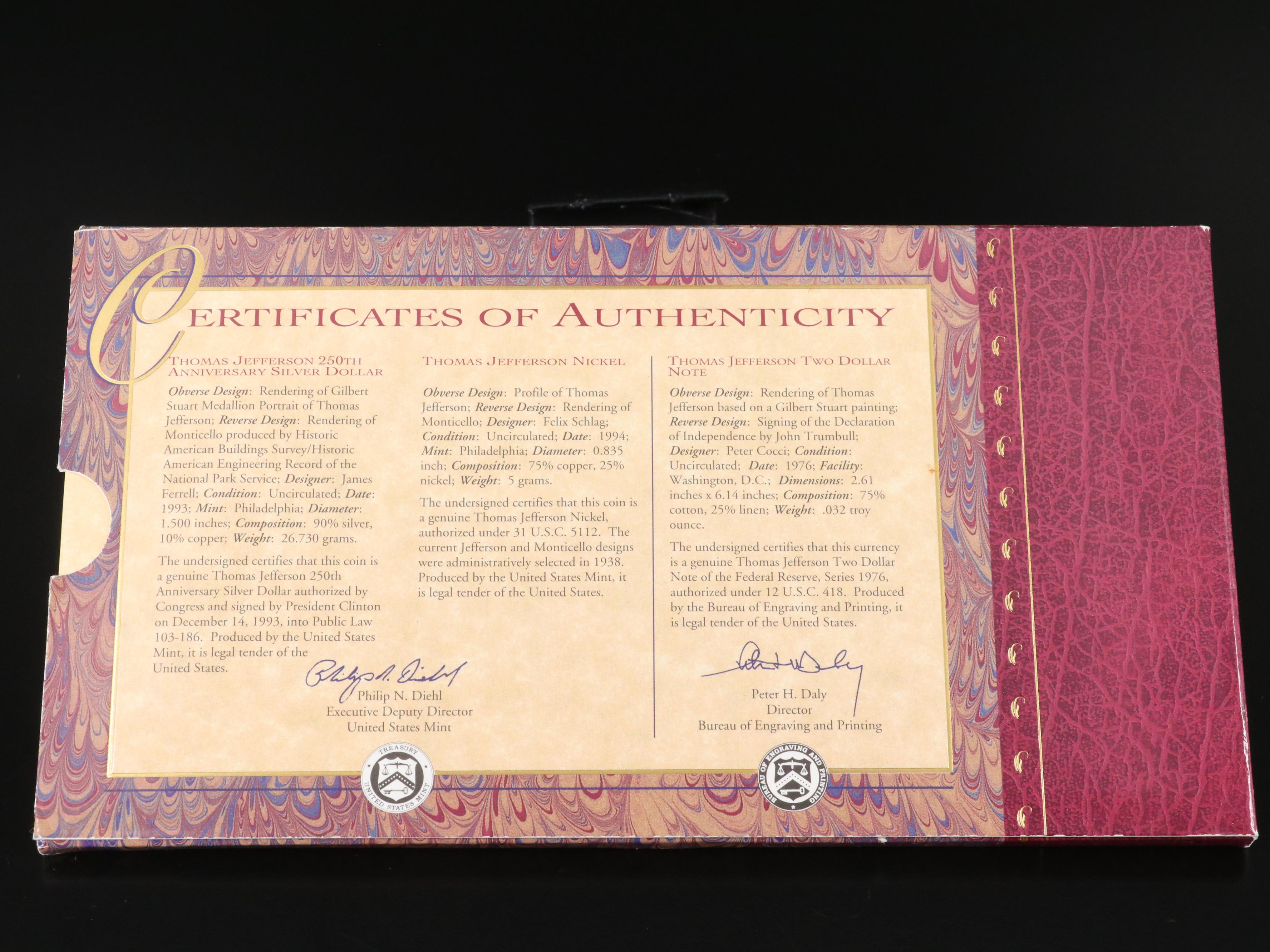 Three U.S. Commemorative Coin Sets